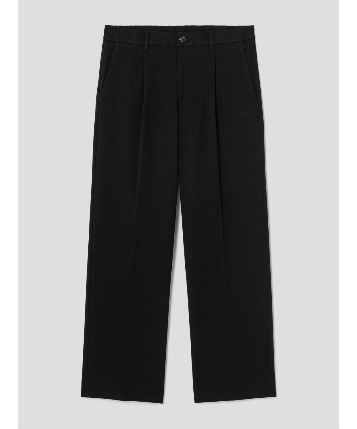 시프트지(SHIFT.G) Ordinary OneTuck Slacks Black