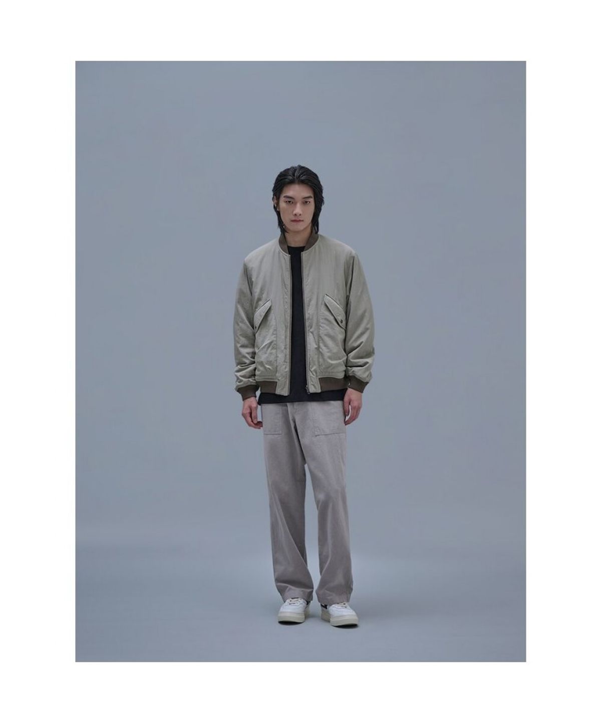 시프트지(SHIFT.G) Semi Wide Fatigue Pants (SetUp) Beige