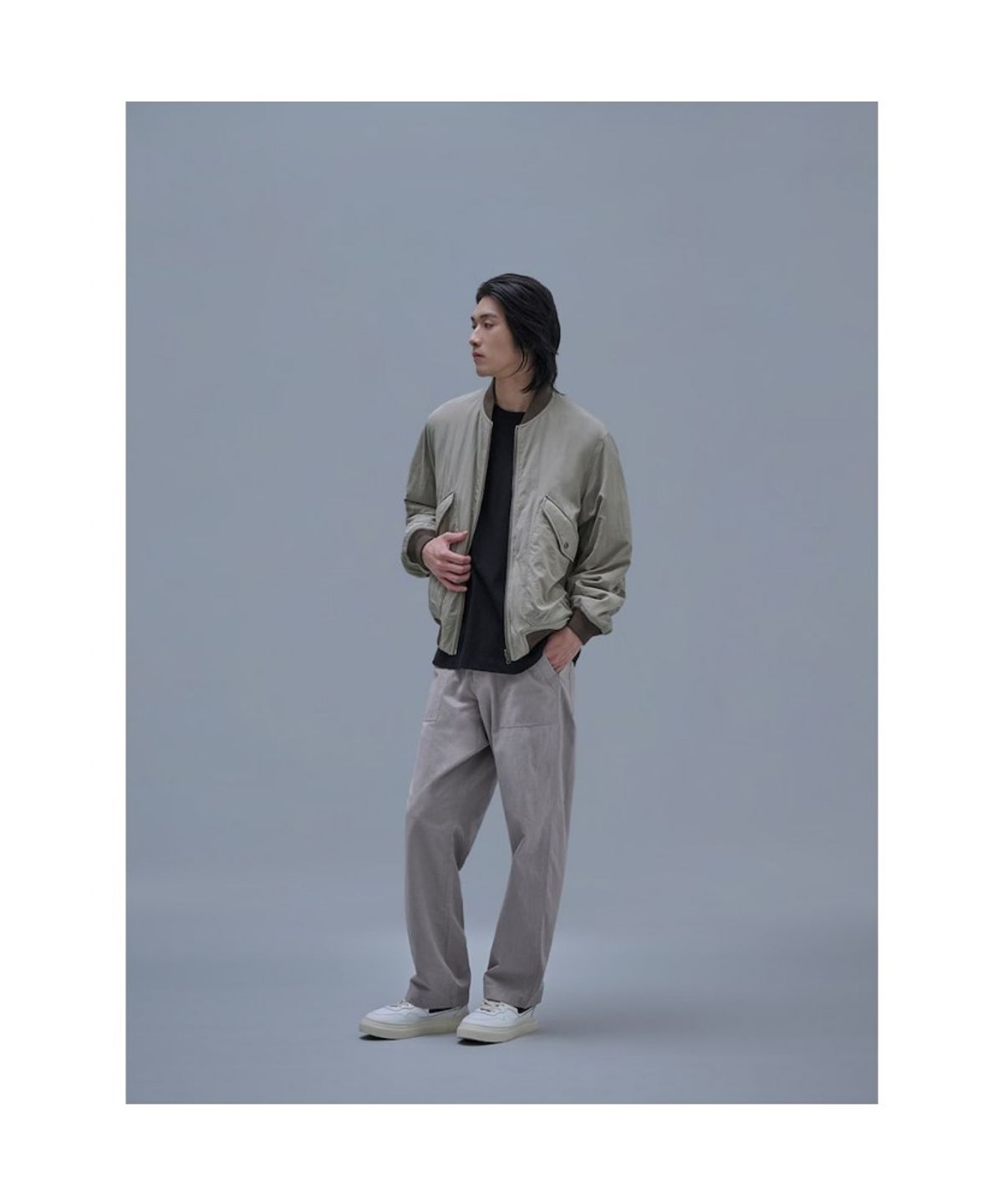 시프트지(SHIFT.G) Semi Wide Fatigue Pants (SetUp) Beige