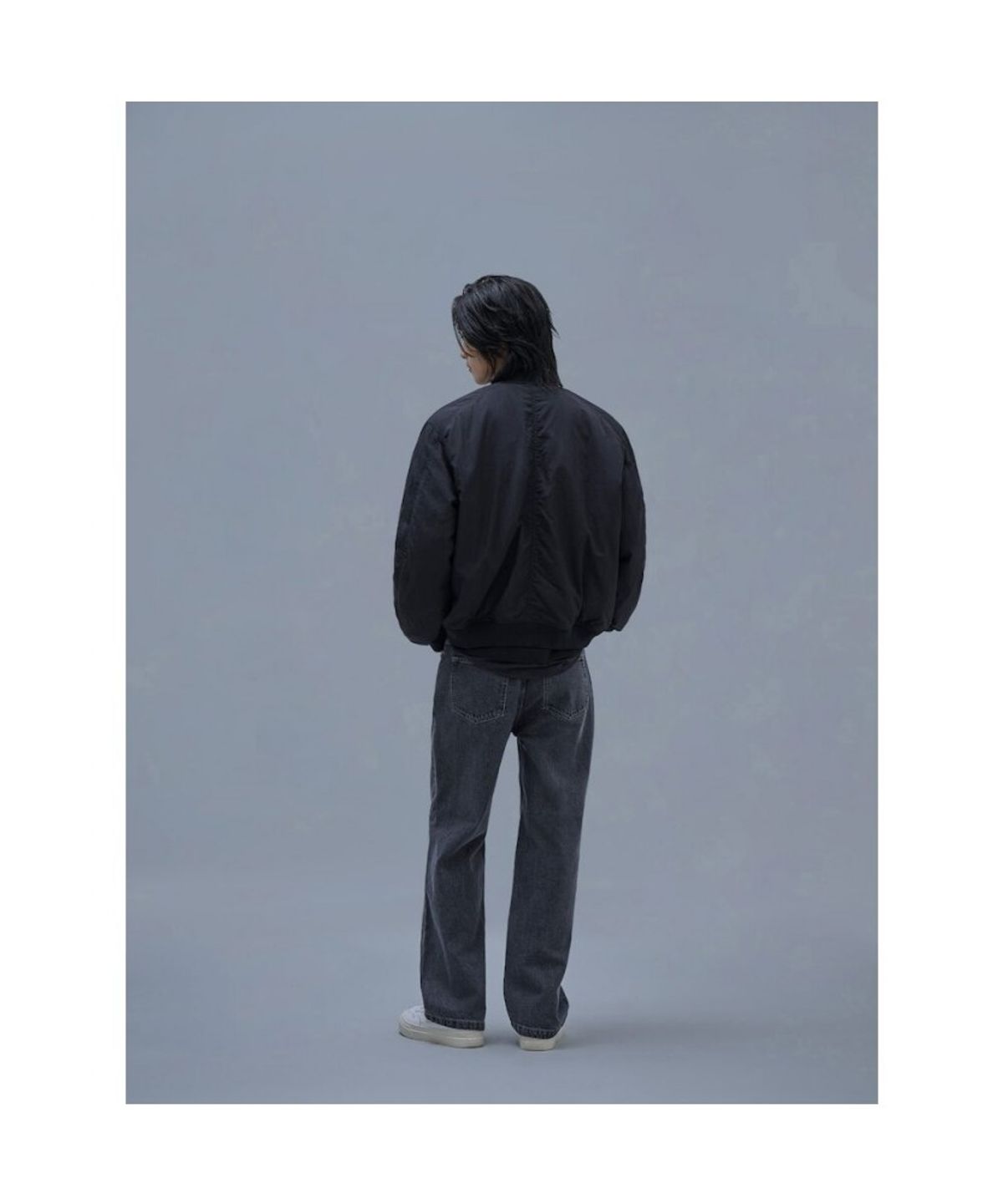 시프트지(SHIFT.G) Washed Wide Denim Pants Black