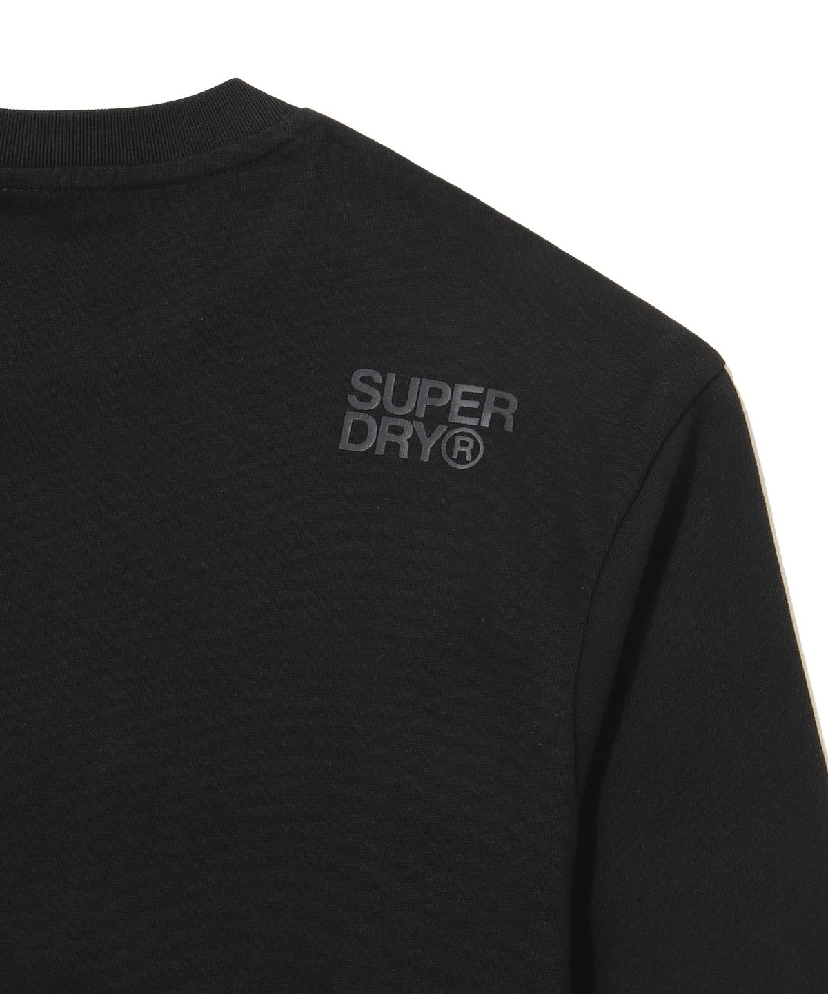 슈퍼드라이(SUPERDRY) 빈티지 스몰 로고 긴팔 티셔츠 블랙