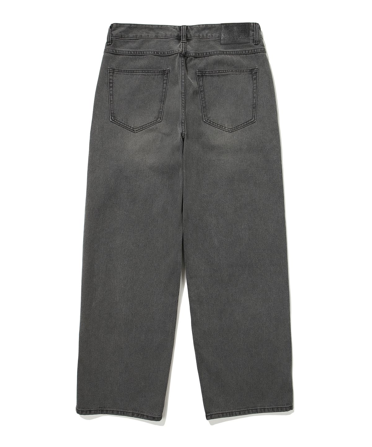 슈퍼드라이(SUPERDRY) 아이코닉 와이드 데님 팬츠 그레이