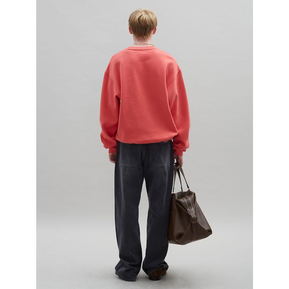 샌드 사운드(SAND SOUND) One Tuck Signature Wide Denim  Ash
