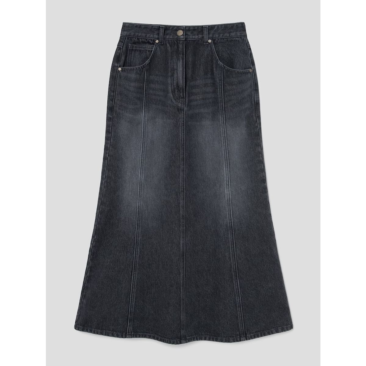 샌드 사운드(SAND SOUND) Mermaid Denim Skirt  Ash