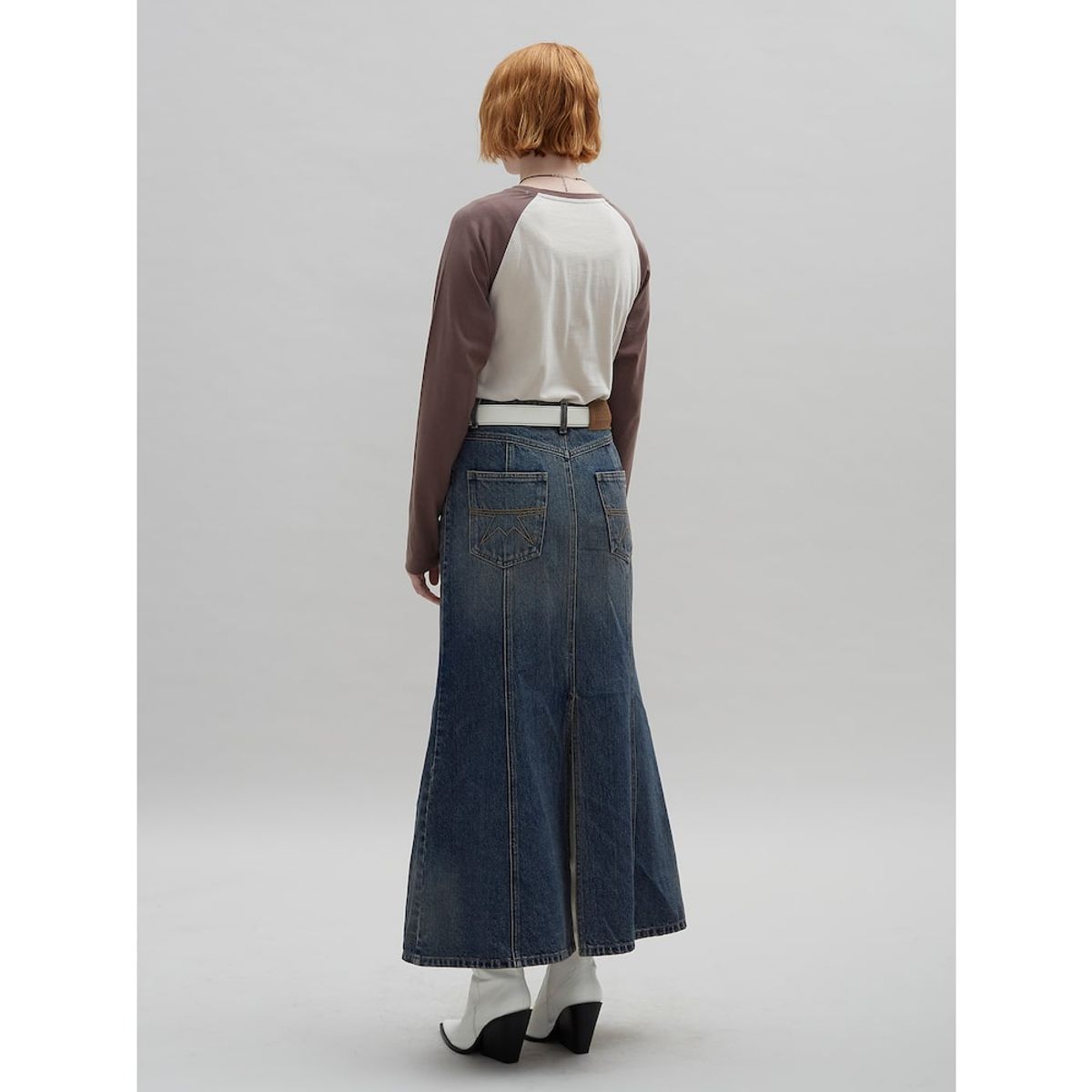 샌드 사운드(SAND SOUND) Mermaid Denim Skirt  Blue