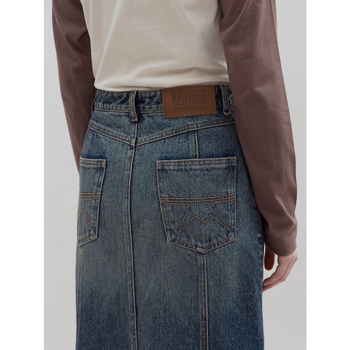 샌드 사운드(SAND SOUND) Mermaid Denim Skirt  Blue