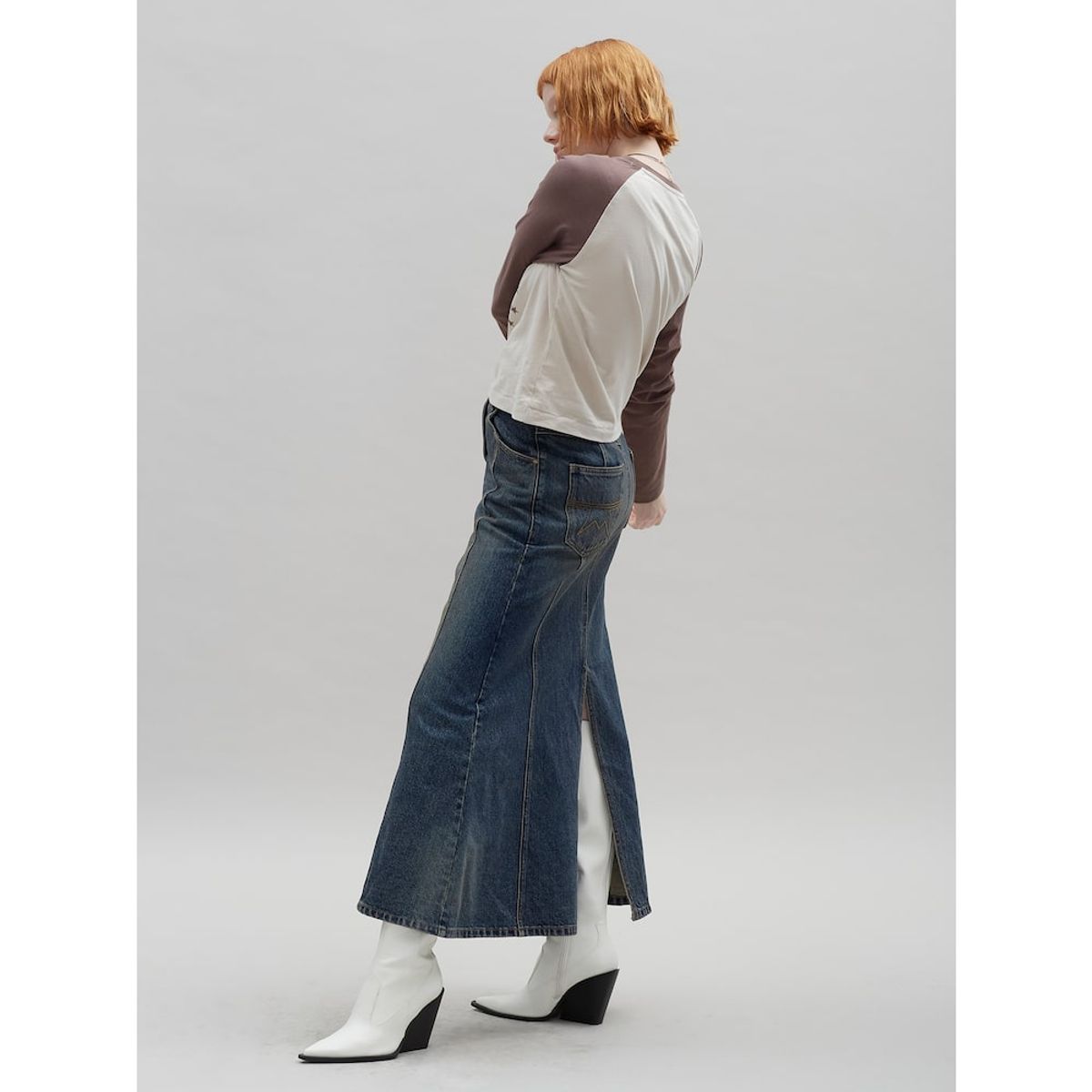 샌드 사운드(SAND SOUND) Mermaid Denim Skirt  Blue