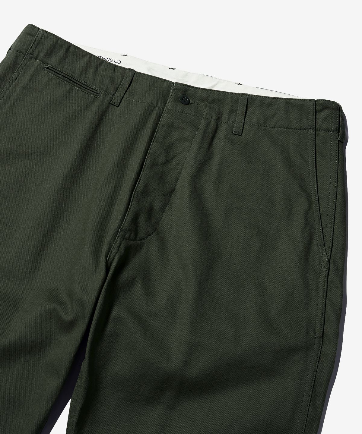 아웃스탠딩(OUTSTANDING) OFFICER CHINO PANTS_D.GREEN