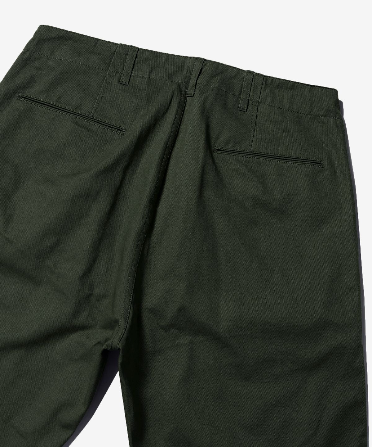 아웃스탠딩(OUTSTANDING) OFFICER CHINO PANTS_D.GREEN