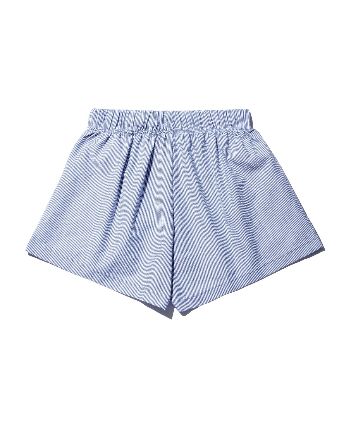 피스메이커(PIECE MAKER) SEERSUCKER SHORT PANTS (NAVY BLUE)