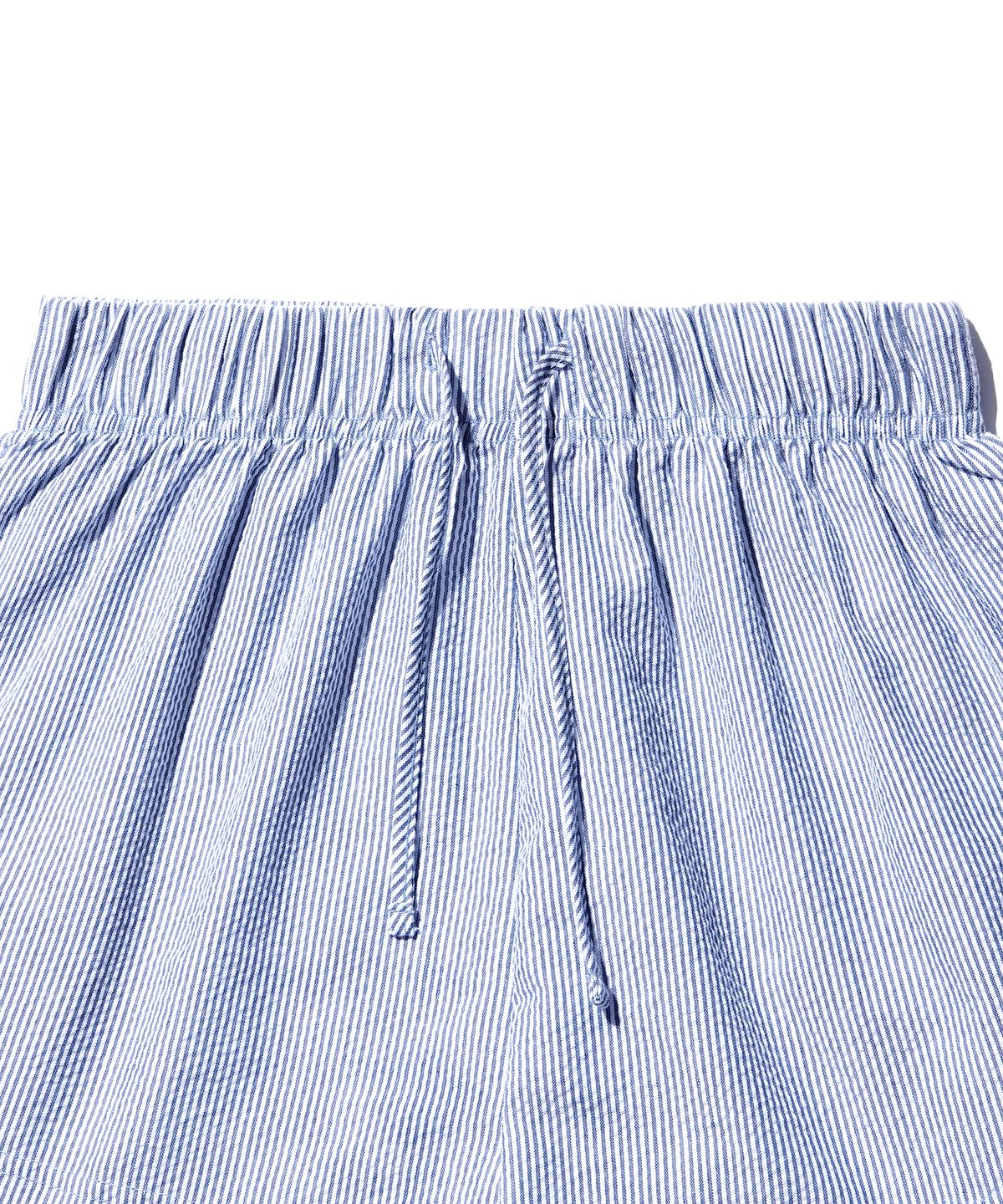 피스메이커(PIECE MAKER) SEERSUCKER SHORT PANTS (NAVY BLUE)
