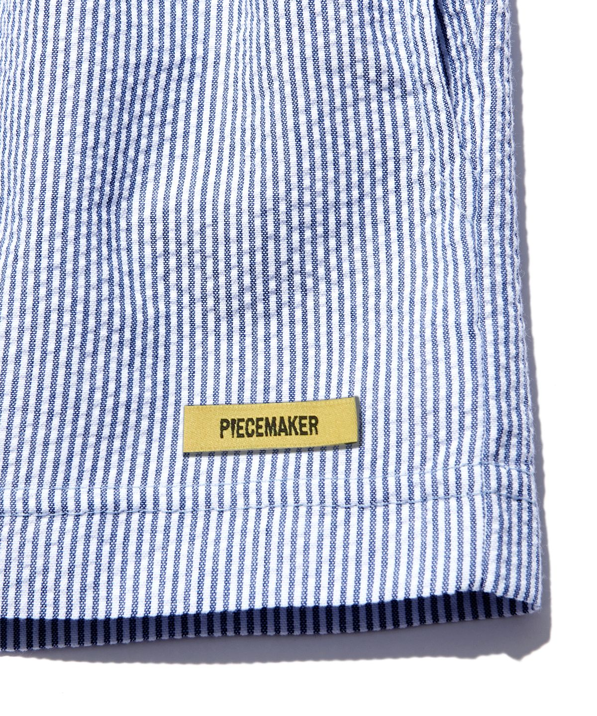 피스메이커(PIECE MAKER) SEERSUCKER SHORT PANTS (NAVY BLUE)