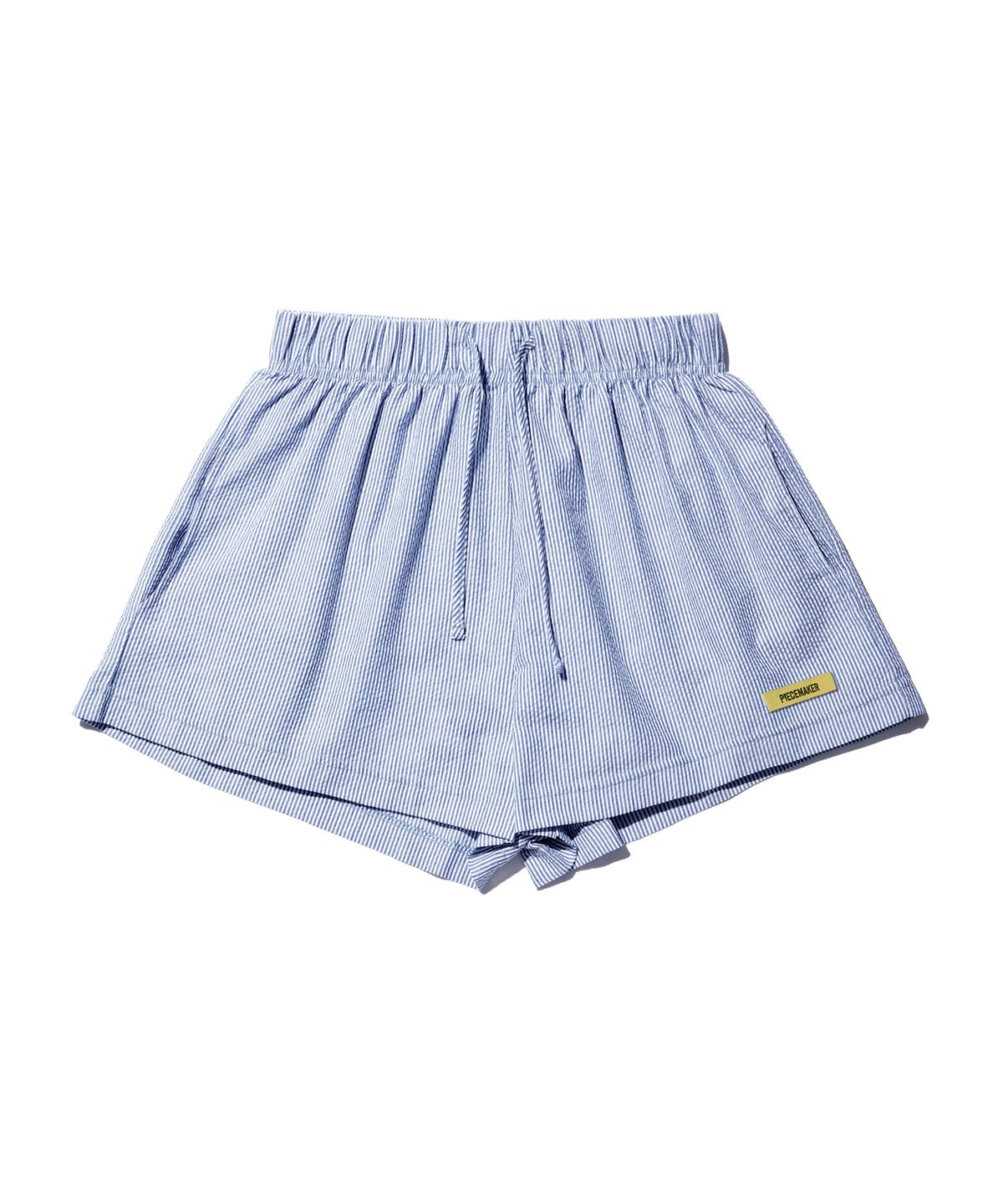 피스메이커(PIECE MAKER) SEERSUCKER SHORT PANTS (NAVY BLUE)