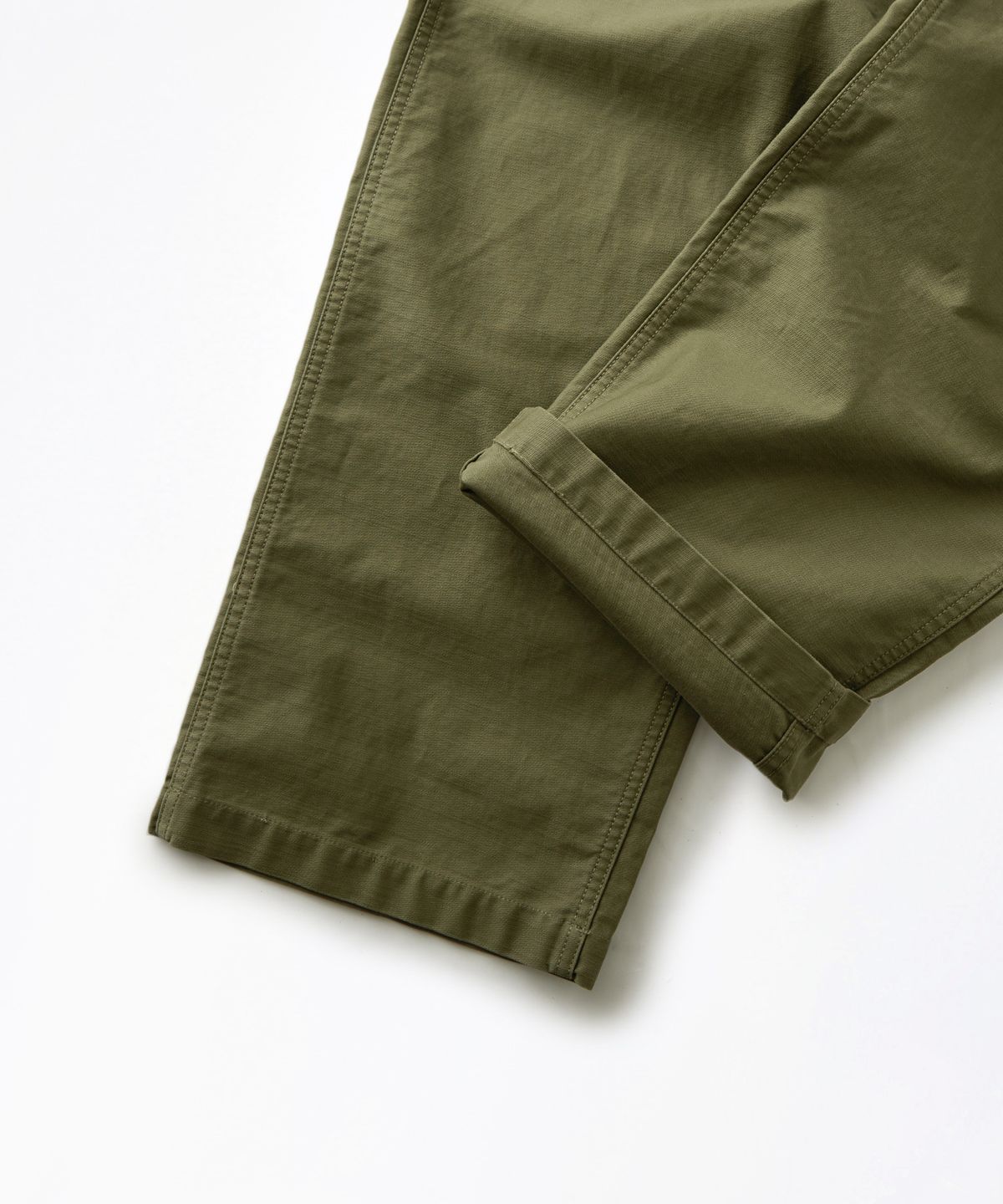 아웃스탠딩(OUTSTANDING) BACK SATIN FATIGUE PANTS (ORIGINAL FIT)_WASHED OLIVE