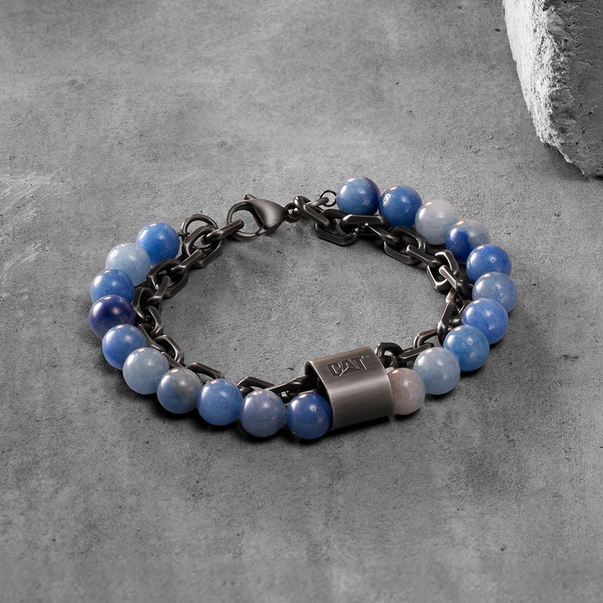 캐터필라(CATERPILLAR) BEADS 체인 원석 팔찌 J013B08126