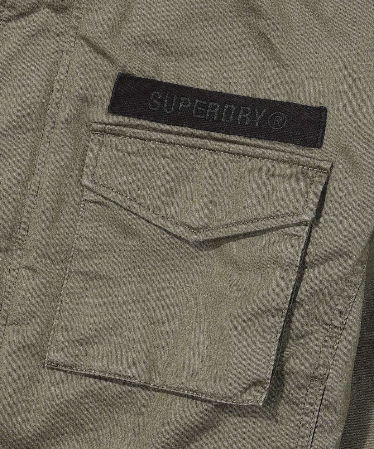 슈퍼드라이(SUPERDRY) W 밀리터리 크롭 자켓 카키