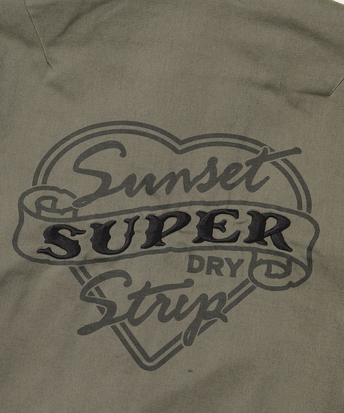 슈퍼드라이(SUPERDRY) W 밀리터리 크롭 자켓 카키
