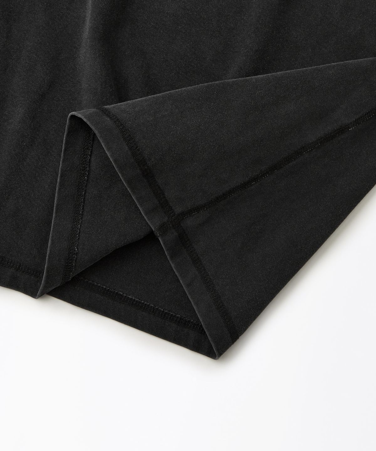 아웃스탠딩(OUTSTANDING) HENLEY NECK LONG SLEEVE TEE_VINTAGE CHARCOAL