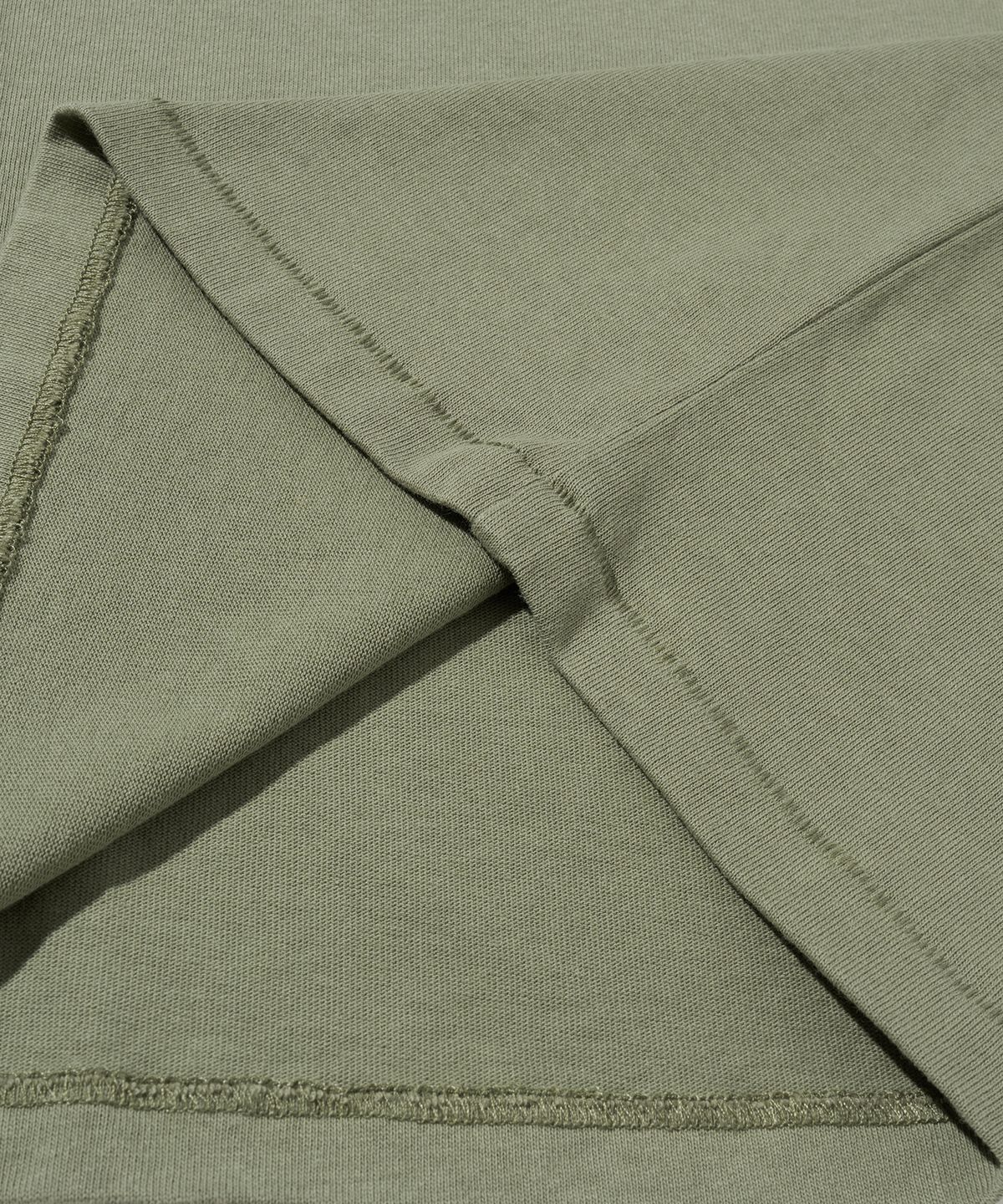아웃스탠딩(OUTSTANDING) BASIC CREW NECK LONG SLEEVE_OLIVE