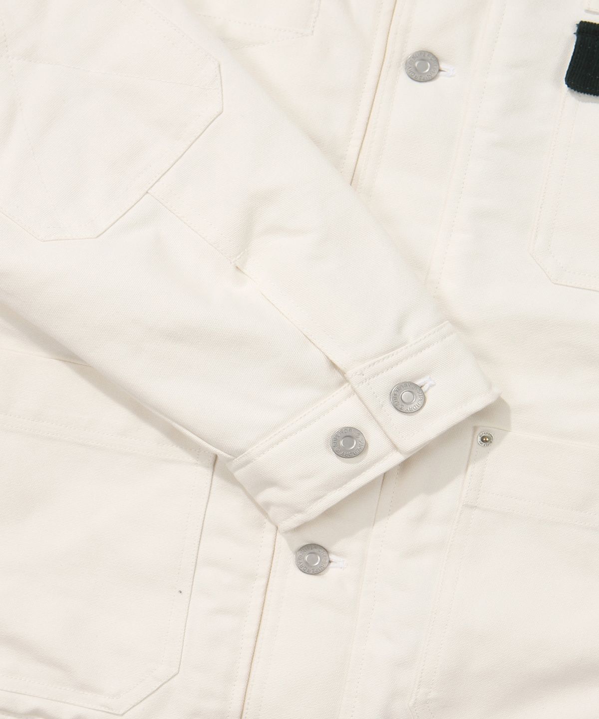 슈퍼드라이(SUPERDRY) 패디드 코튼 헌팅 자켓 아이보리