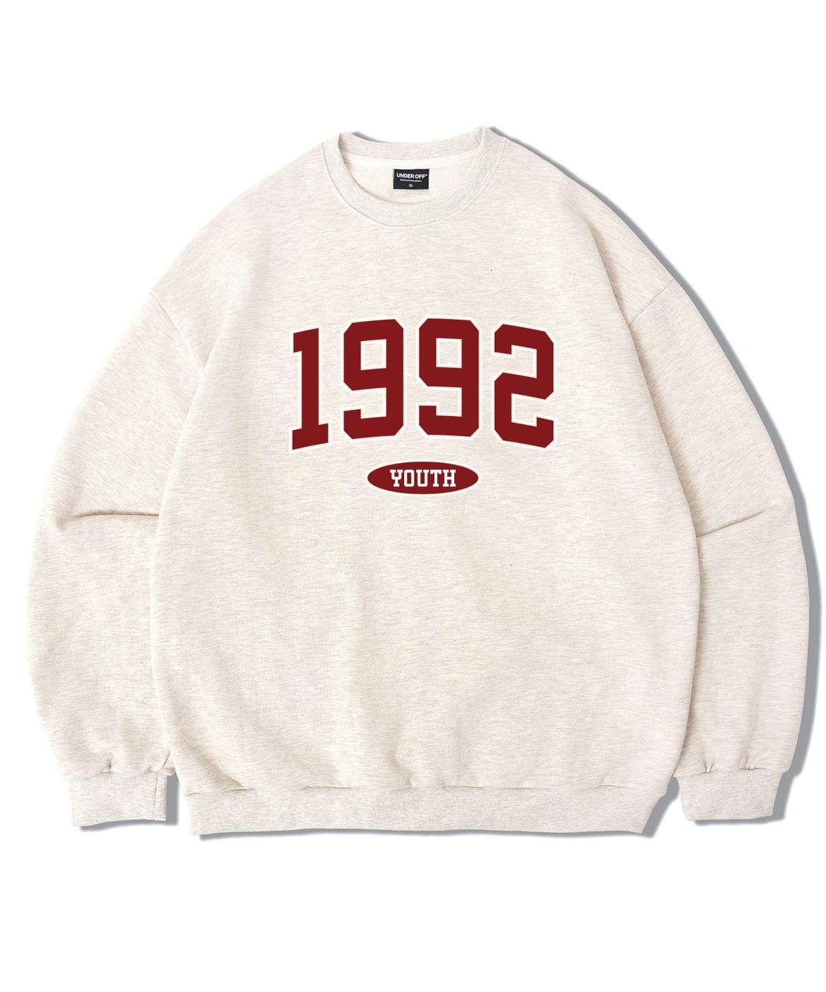 언더오프(UNDEROFF) 어센틱 릴렉스드 1992 맨투맨 스웨트 네이비