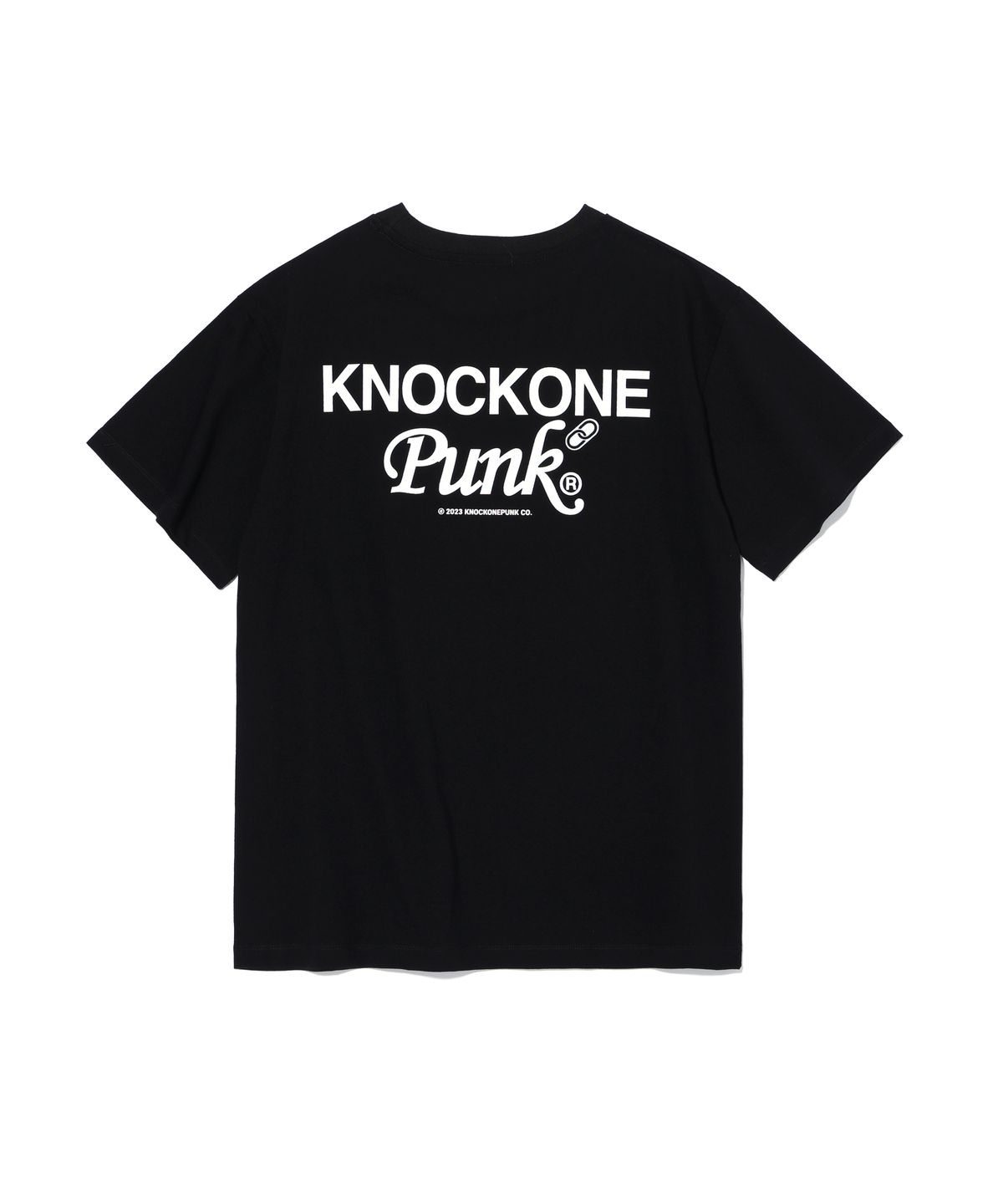 낙원펑크(KNOCKONEPUNK) 시그니쳐 로고 티셔츠 [블랙]