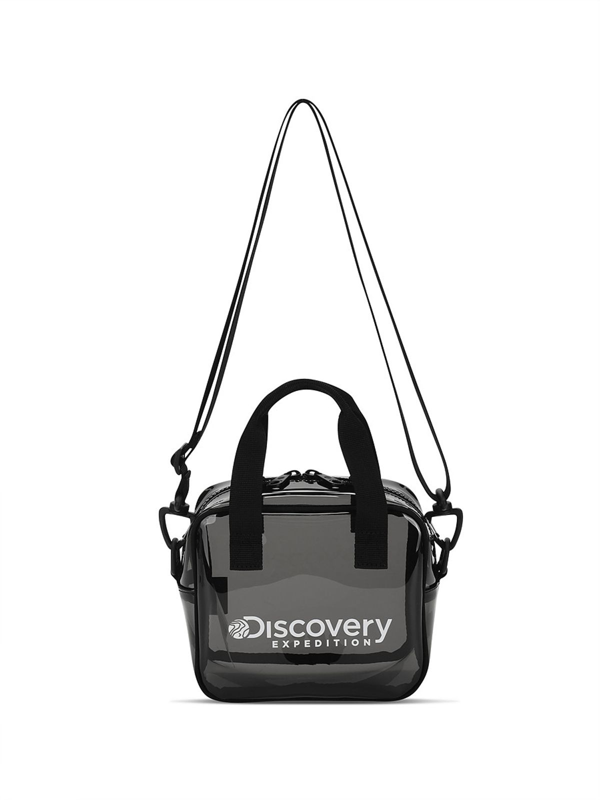 디스커버리 키즈(DISCOVERY KIDS) 클리어 토트 크로스 투웨이백 (Black)