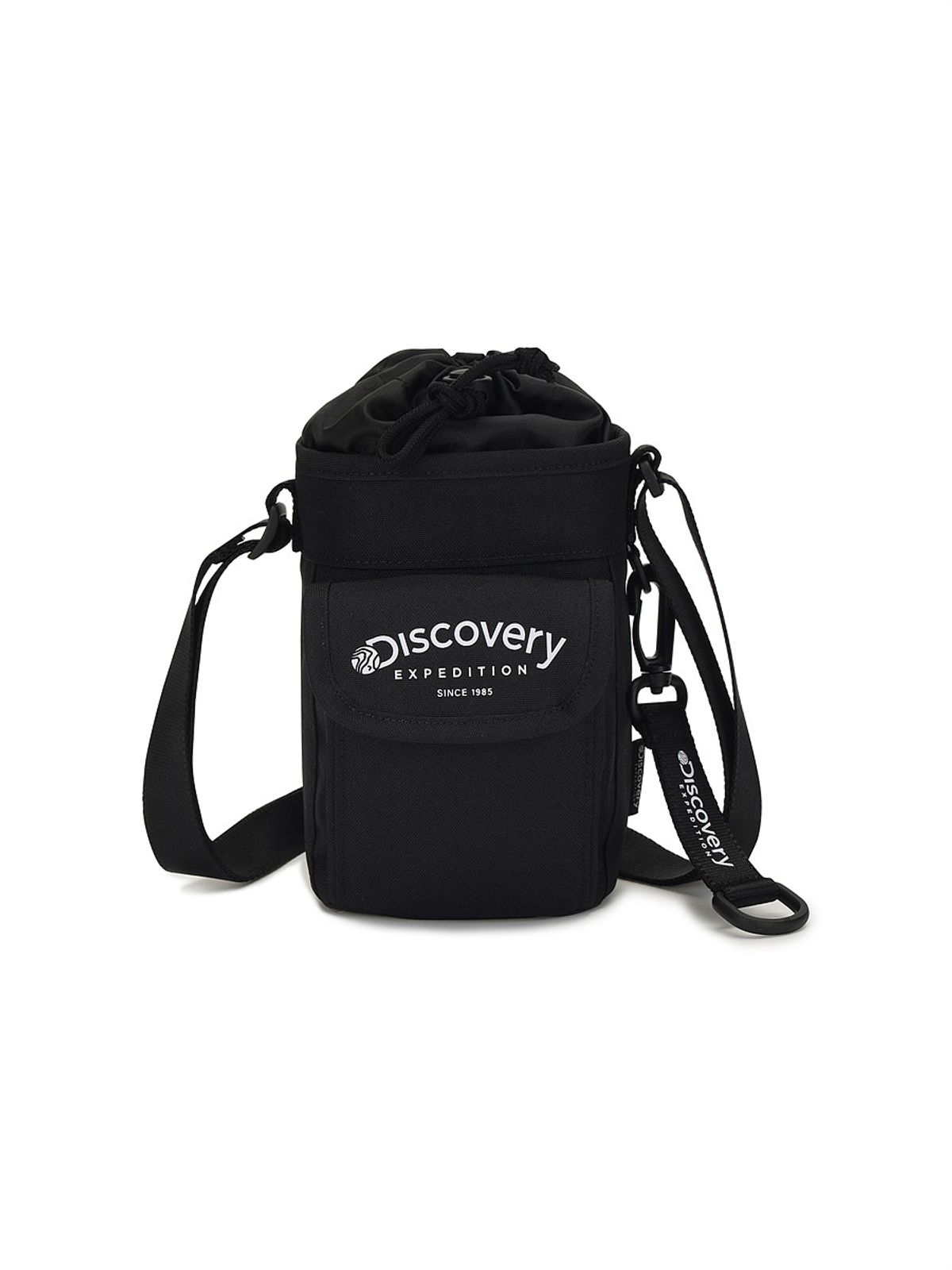 디스커버리 키즈(DISCOVERY KIDS) 키즈 플랩포켓 보틀 크로스백 (BLACK)