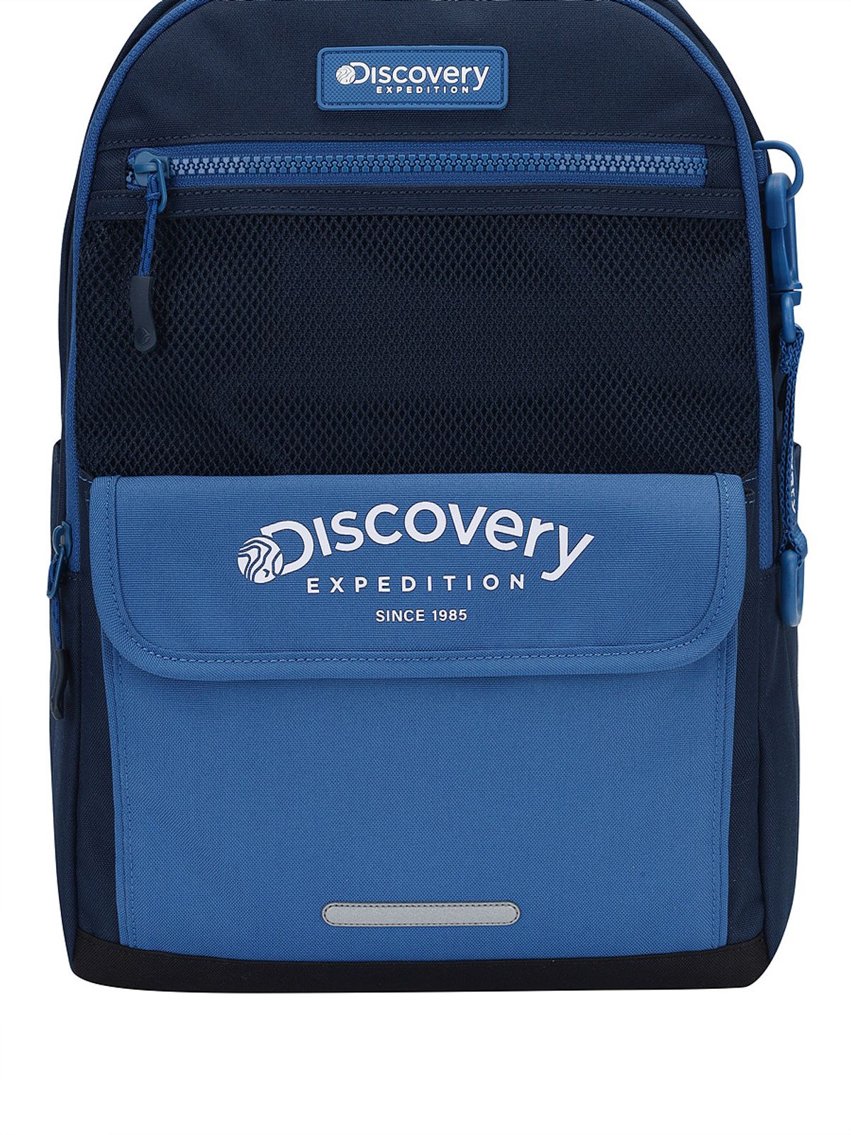 디스커버리 키즈(DISCOVERY KIDS) 키즈 플랩포켓 컬러블럭 백팩 (D/NAVY)