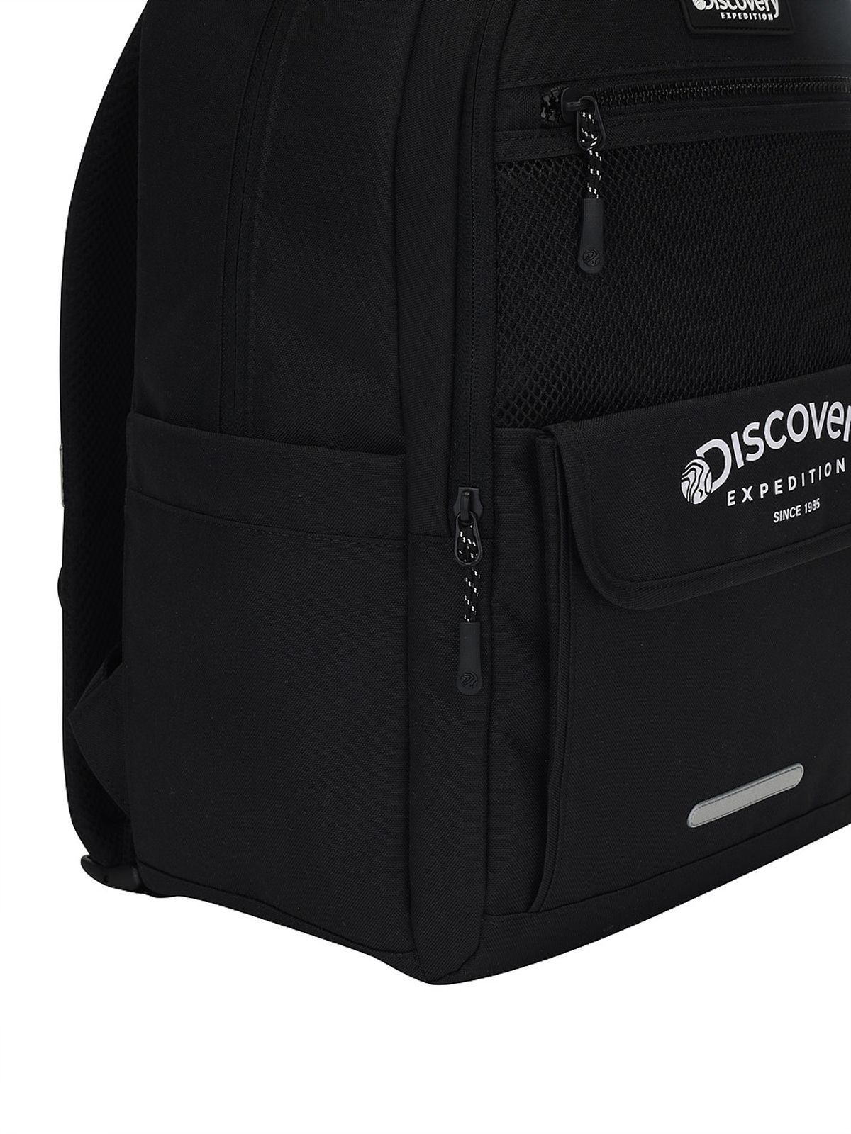 디스커버리 키즈(DISCOVERY KIDS) 키즈 플랩포켓 컬러블럭 백팩 (BLACK)