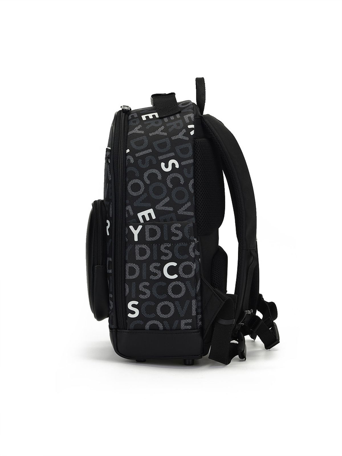 디스커버리 키즈(DISCOVERY KIDS) 모노그램 저학년 책가방 (BLACK)