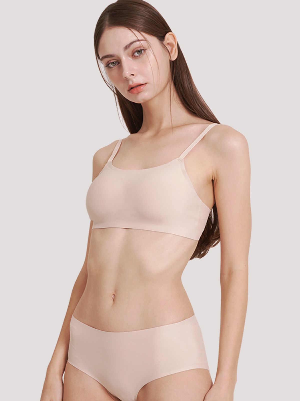 리얼컴피(REALCOMFY) 후크형 심리스 매일 브라 1.0 & 팬티 SET - 3 Colors