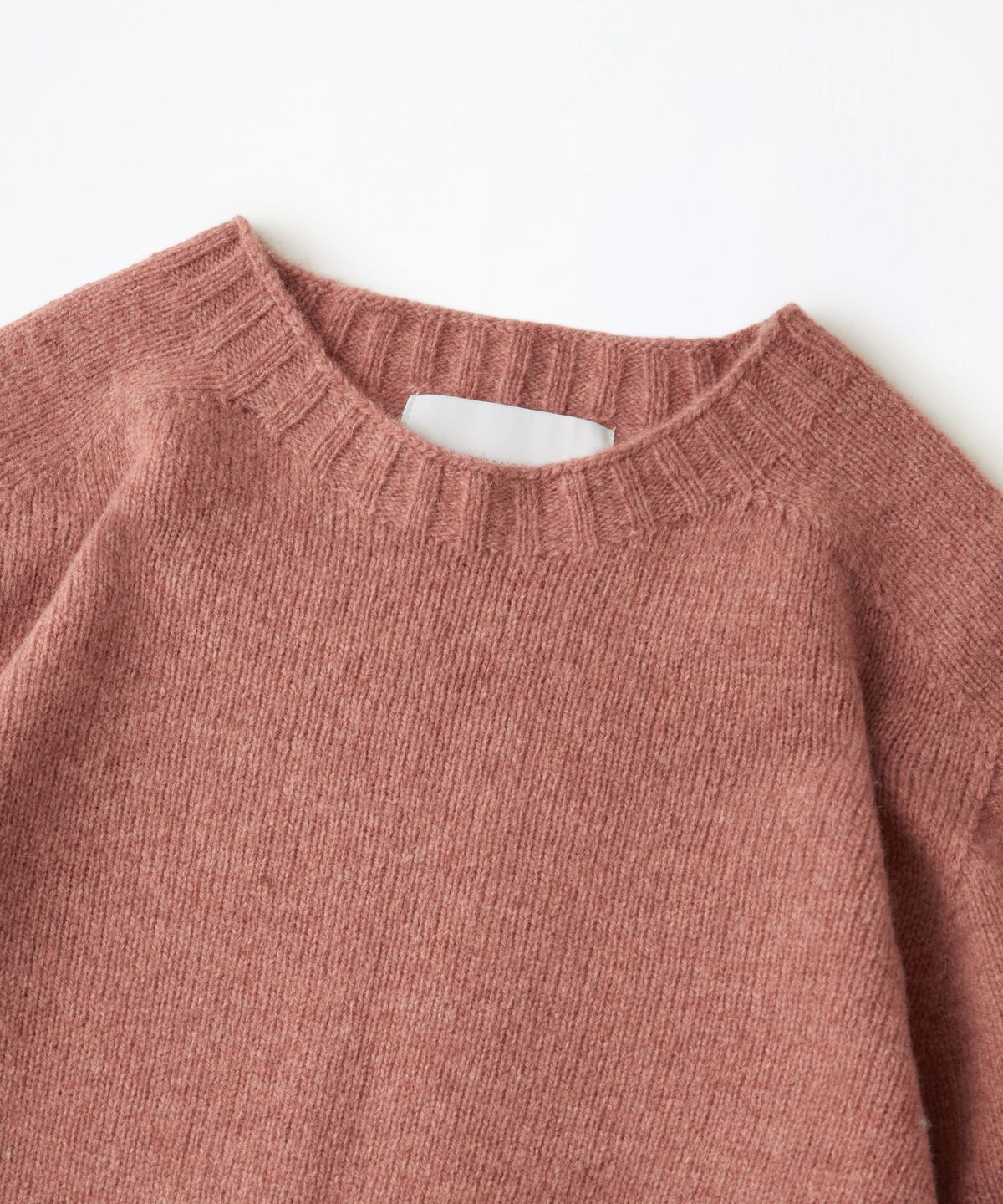아웃스탠딩(OUTSTANDING) PURE WOOL WHOLEGARMENT KNIT_PINK