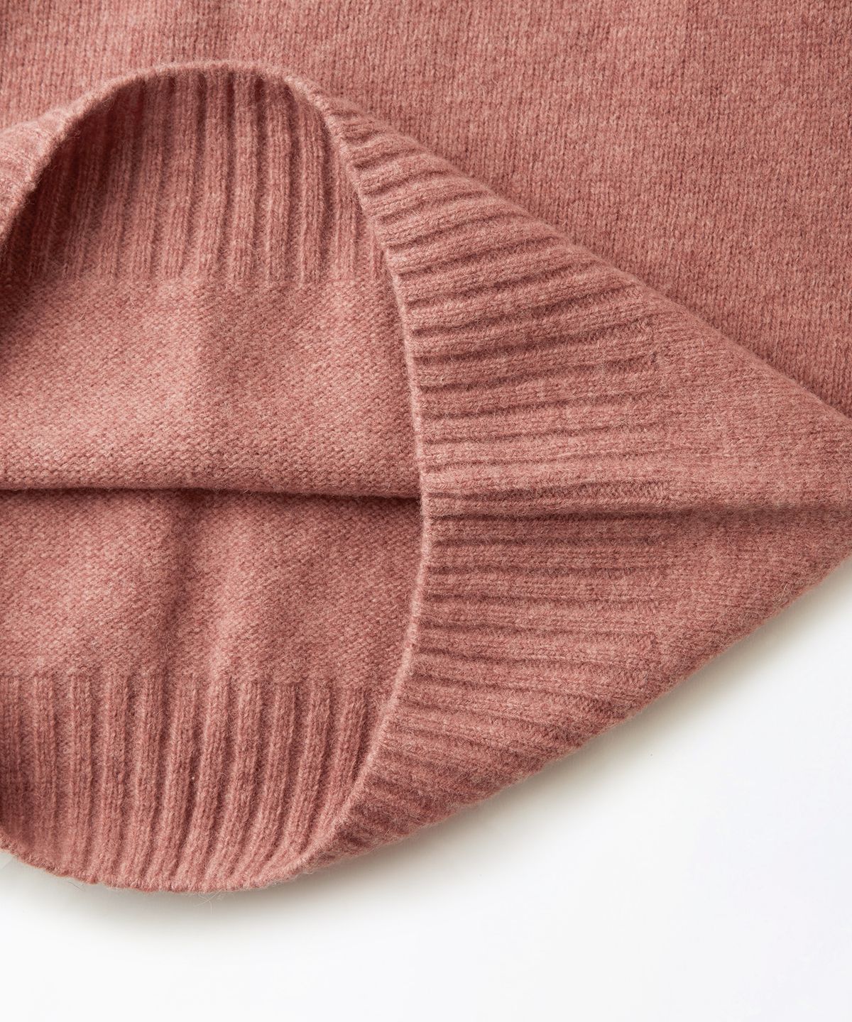 아웃스탠딩(OUTSTANDING) PURE WOOL WHOLEGARMENT KNIT_PINK