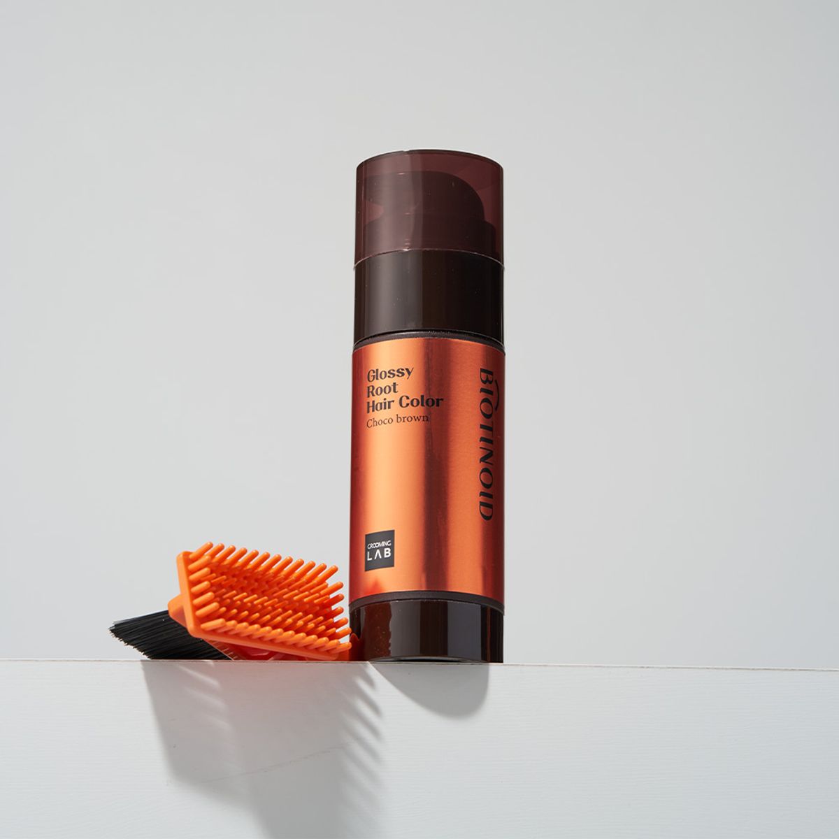 그루밍랩(GROOMING LAB) 비오티노이드 초간편 생활염색 흰머리 새치 뿌리 커버 염색약 200ml/초코브라운