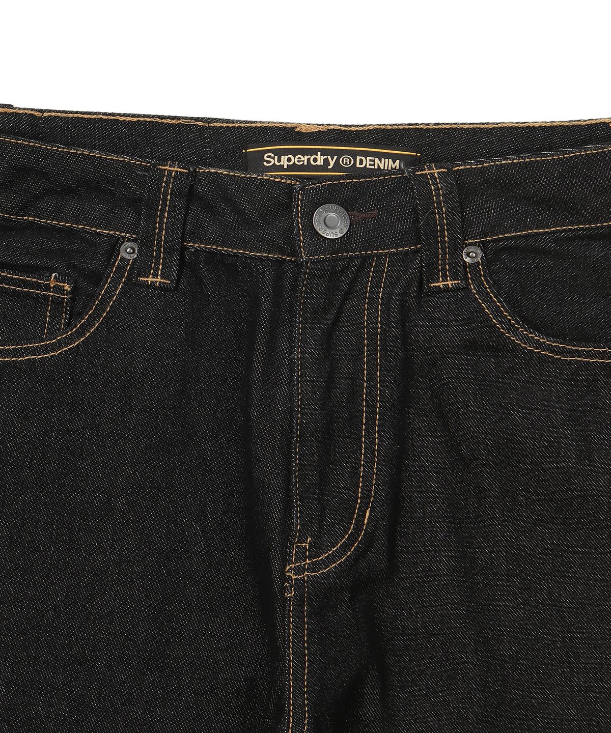 슈퍼드라이(SUPERDRY) W 더블니 데님 팬츠 블랙
