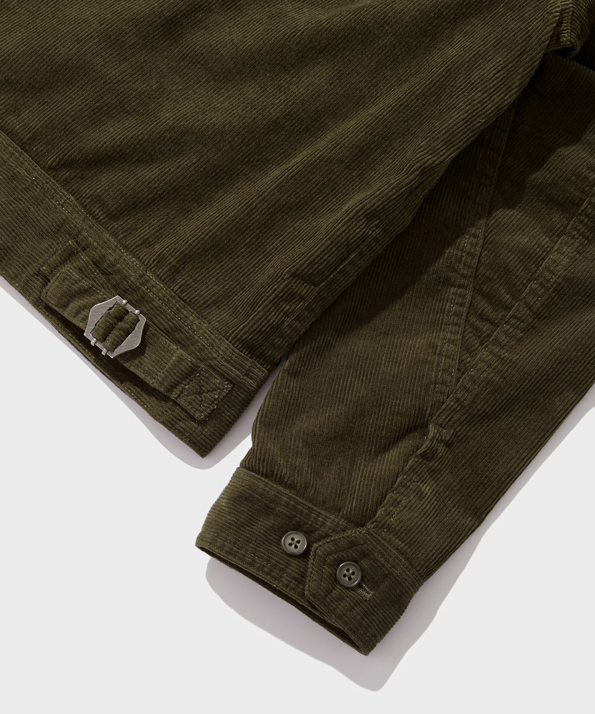 아웃스탠딩(OUTSTANDING) CORDUROY DRIZZLER JACKET_OLIVE