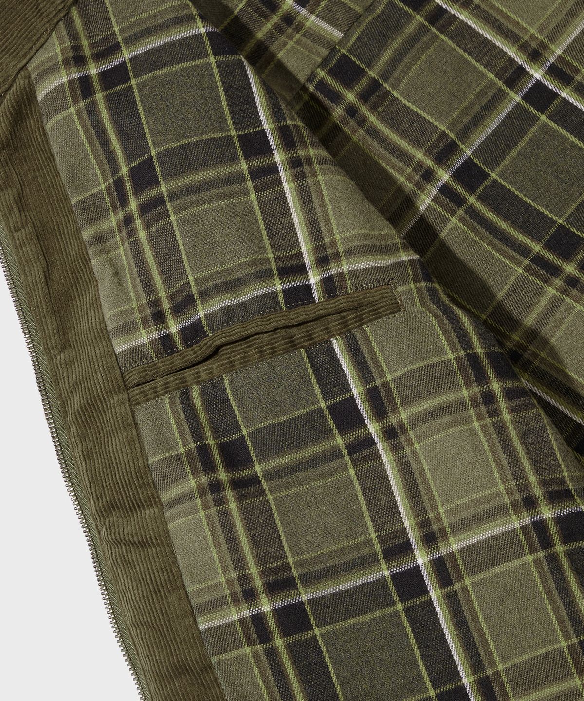 아웃스탠딩(OUTSTANDING) CORDUROY DRIZZLER JACKET_OLIVE