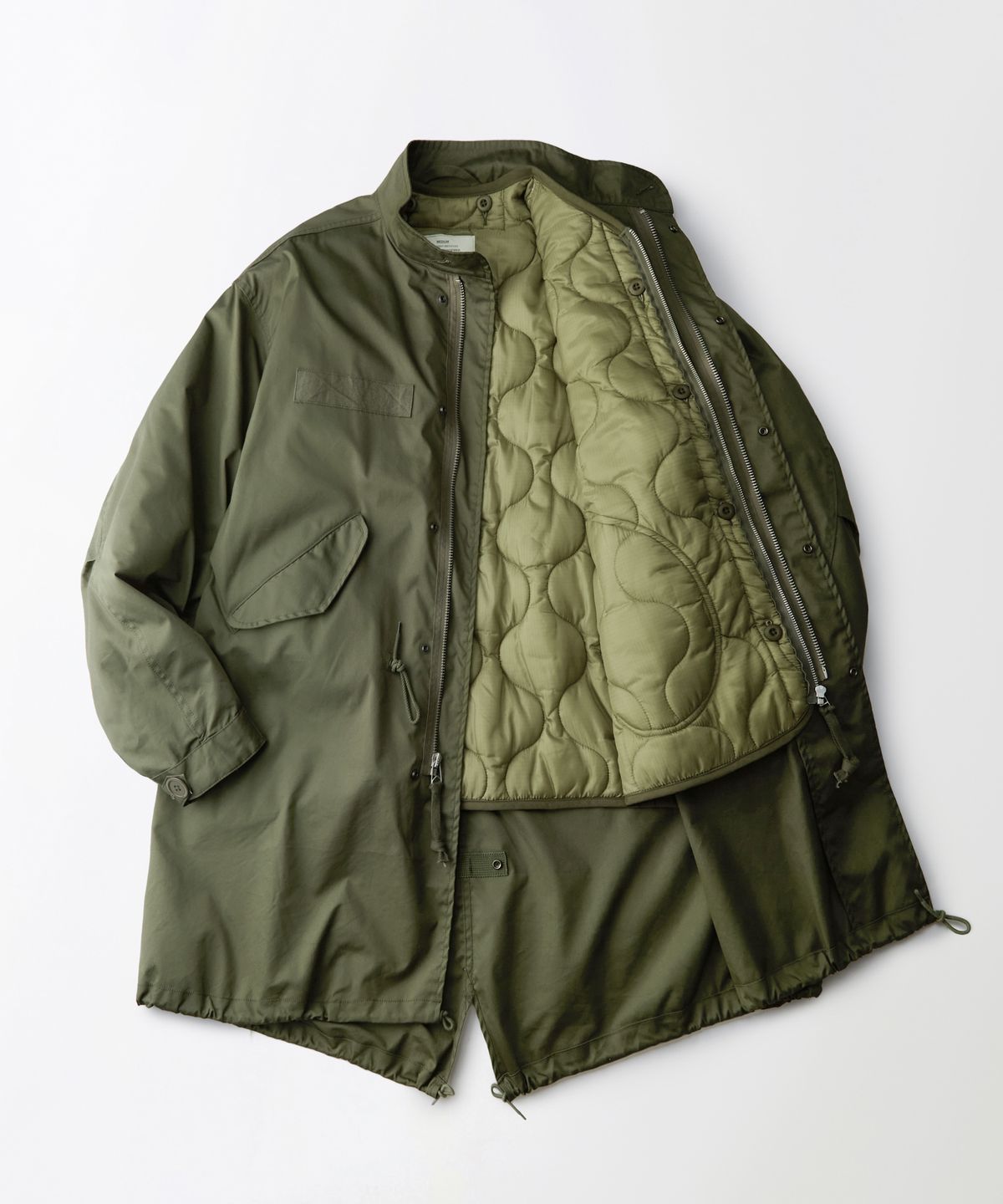 아웃스탠딩(OUTSTANDING) M-65 FISHTAIL PARKA_OLIVE