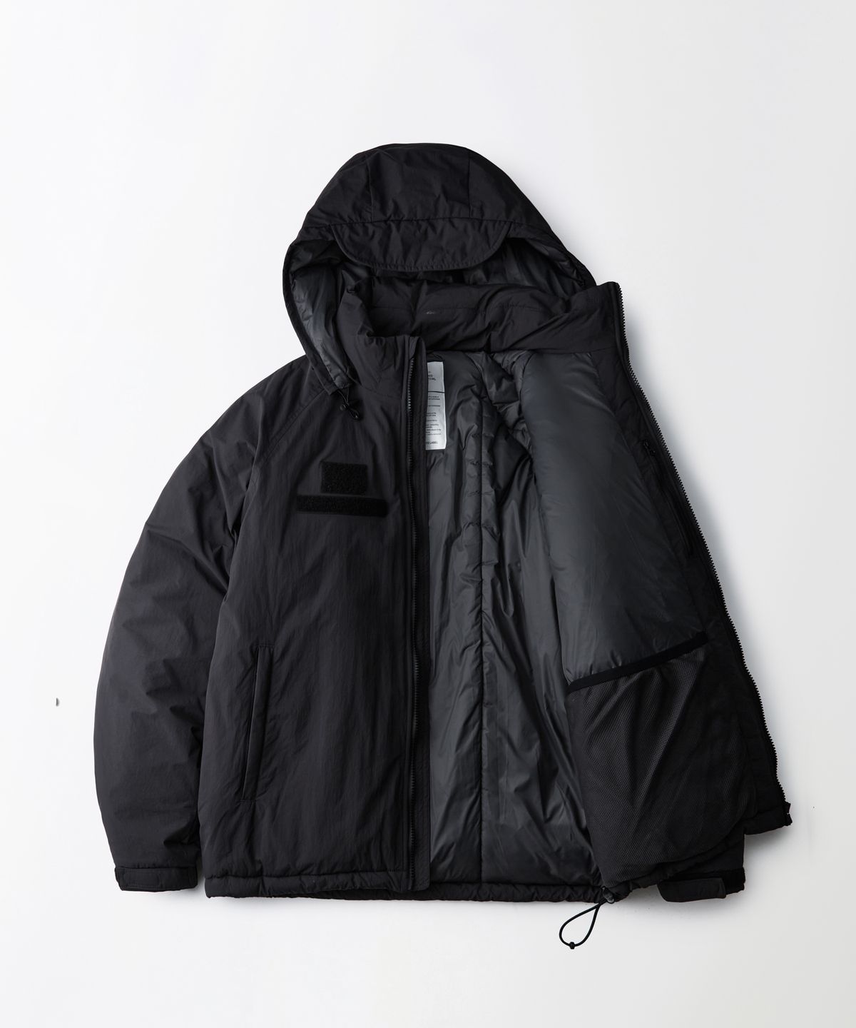 아웃스탠딩(OUTSTANDING) PRIMALOFT LEVEL 7 SHORT PARKA_BLACK