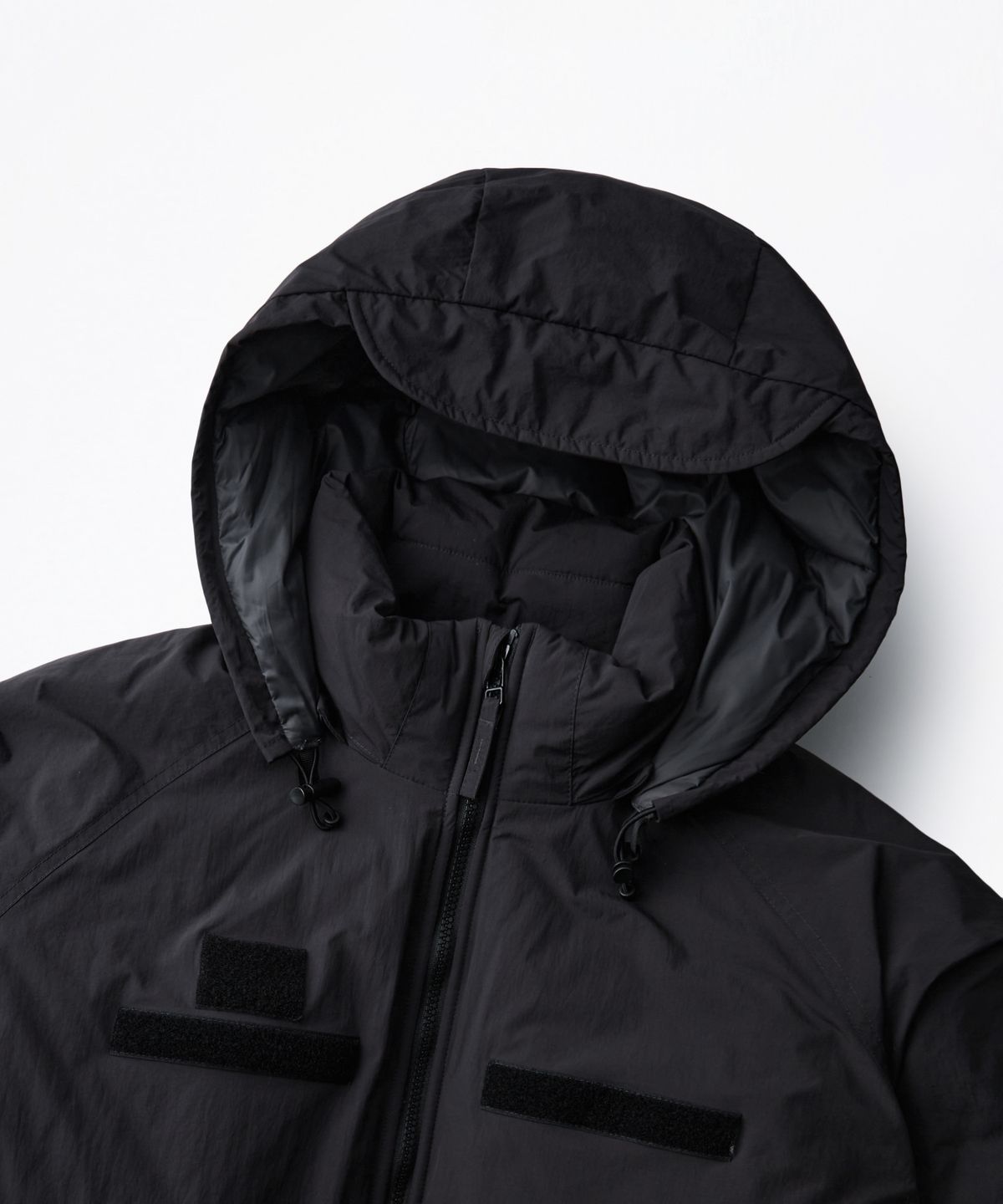아웃스탠딩(OUTSTANDING) PRIMALOFT LEVEL 7 SHORT PARKA_BLACK