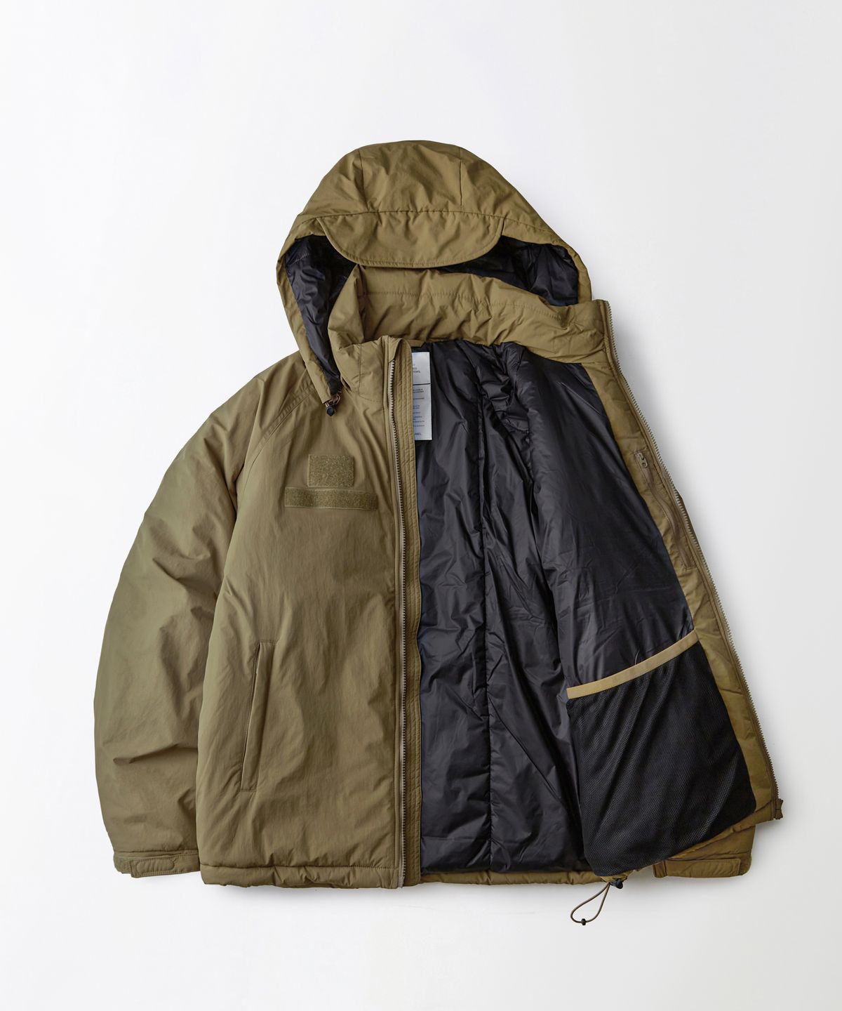 아웃스탠딩(OUTSTANDING) PRIMALOFT LEVEL 7 SHORT PARKA_COYOTE