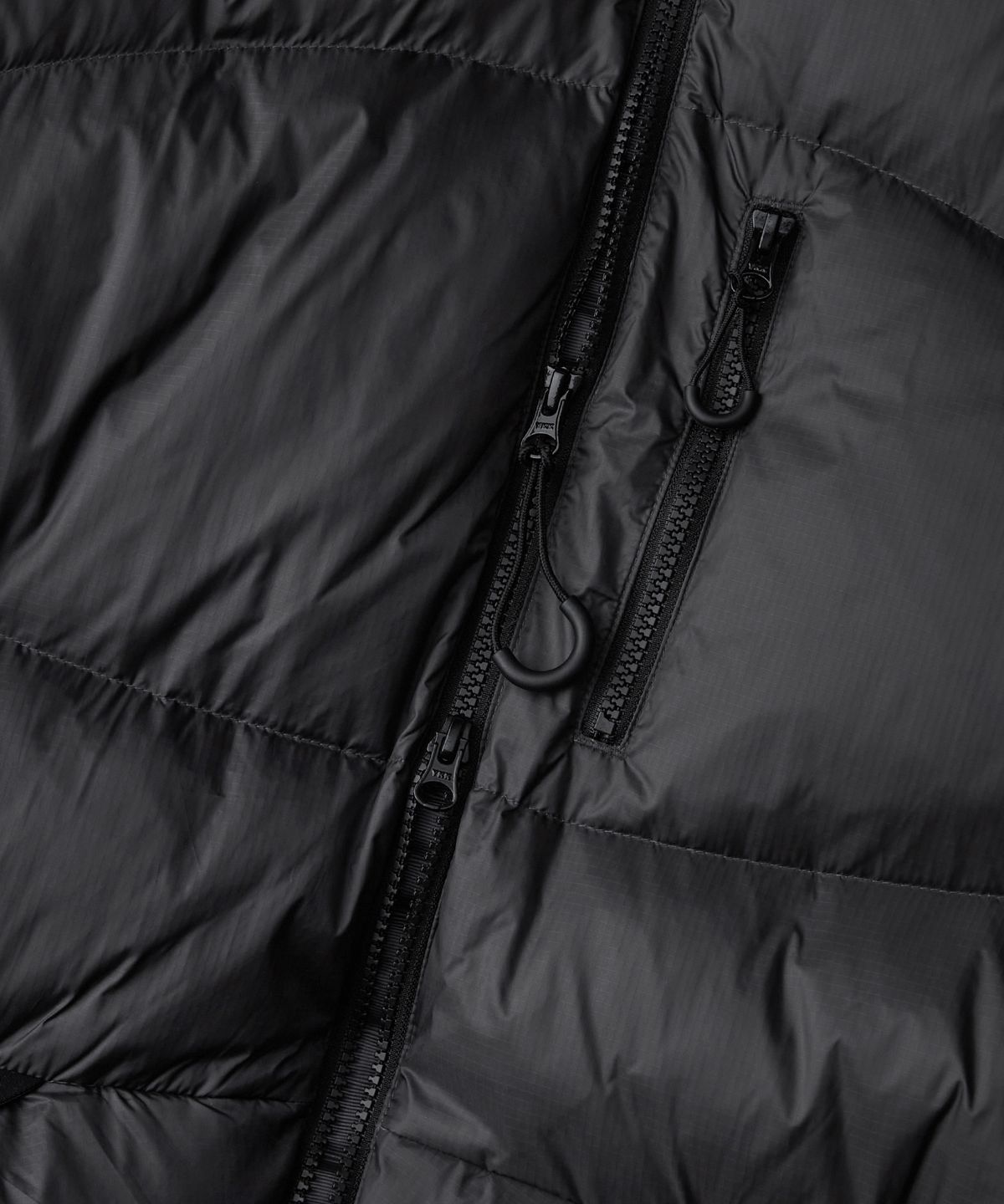 아웃스탠딩(OUTSTANDING) POLAR GOOSE DOWN PARKA_CHARCOAL