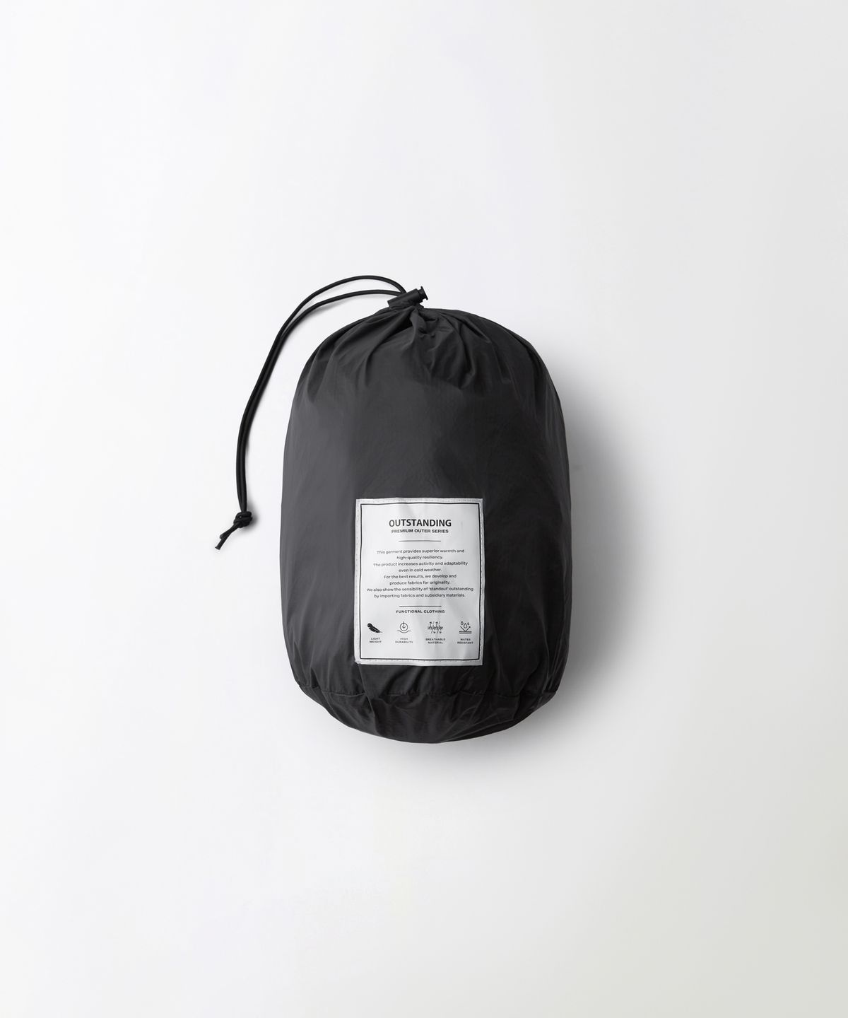 아웃스탠딩(OUTSTANDING) POLAR GOOSE DOWN PARKA_CHARCOAL