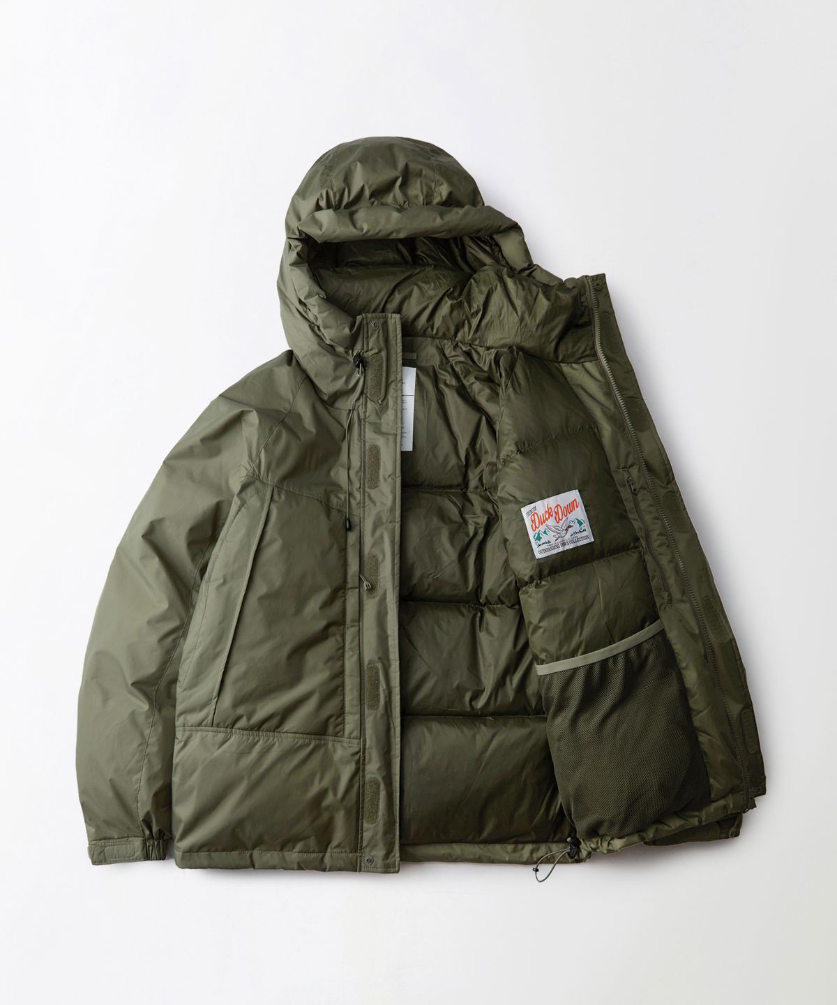 아웃스탠딩(OUTSTANDING) TORAY LEVEL7 DOWN PARKA_SAGE GREEN