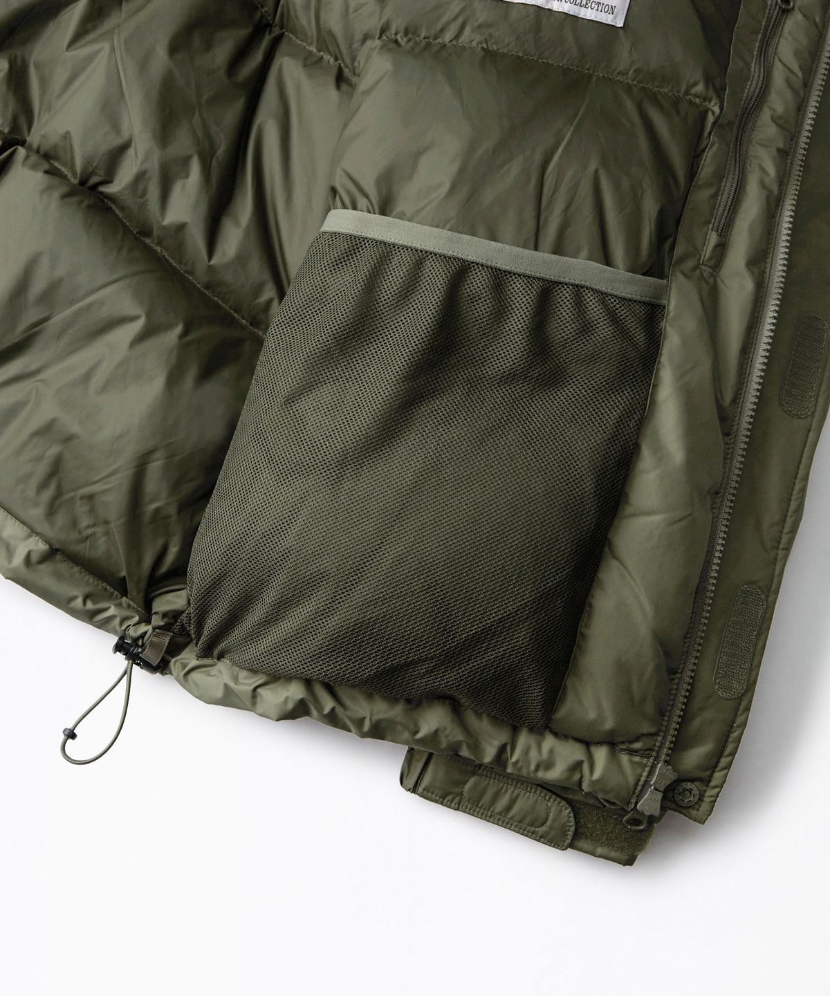 아웃스탠딩(OUTSTANDING) TORAY LEVEL7 DOWN PARKA_SAGE GREEN