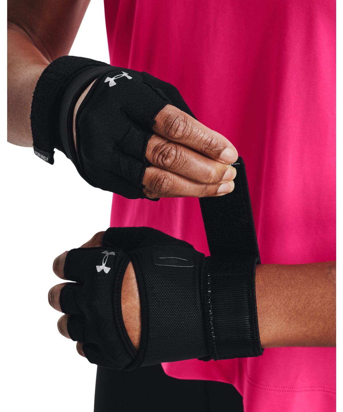 언더아머(UNDERARMOUR) 여성 웨이트리프팅 글러브 1369831-001