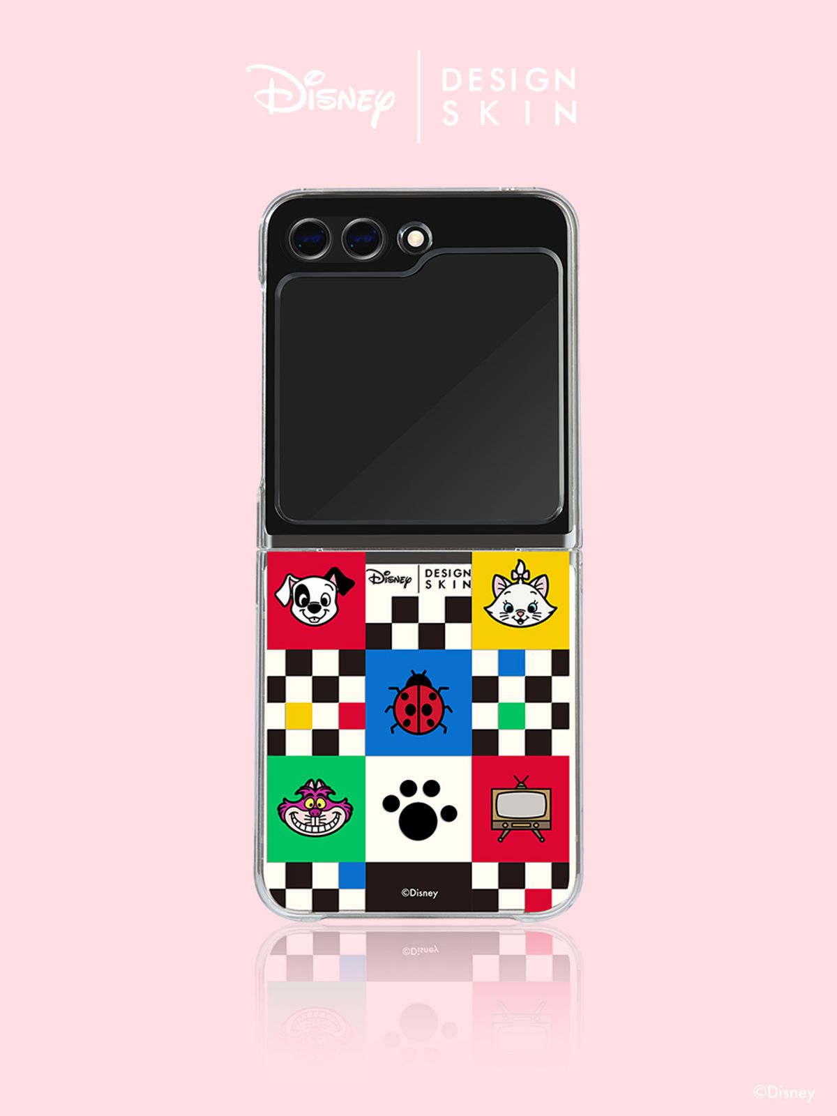 디자인스킨(DESIGNSKIN) 디즈니 클리어 그래픽 케이스 - 믹스 모노그램