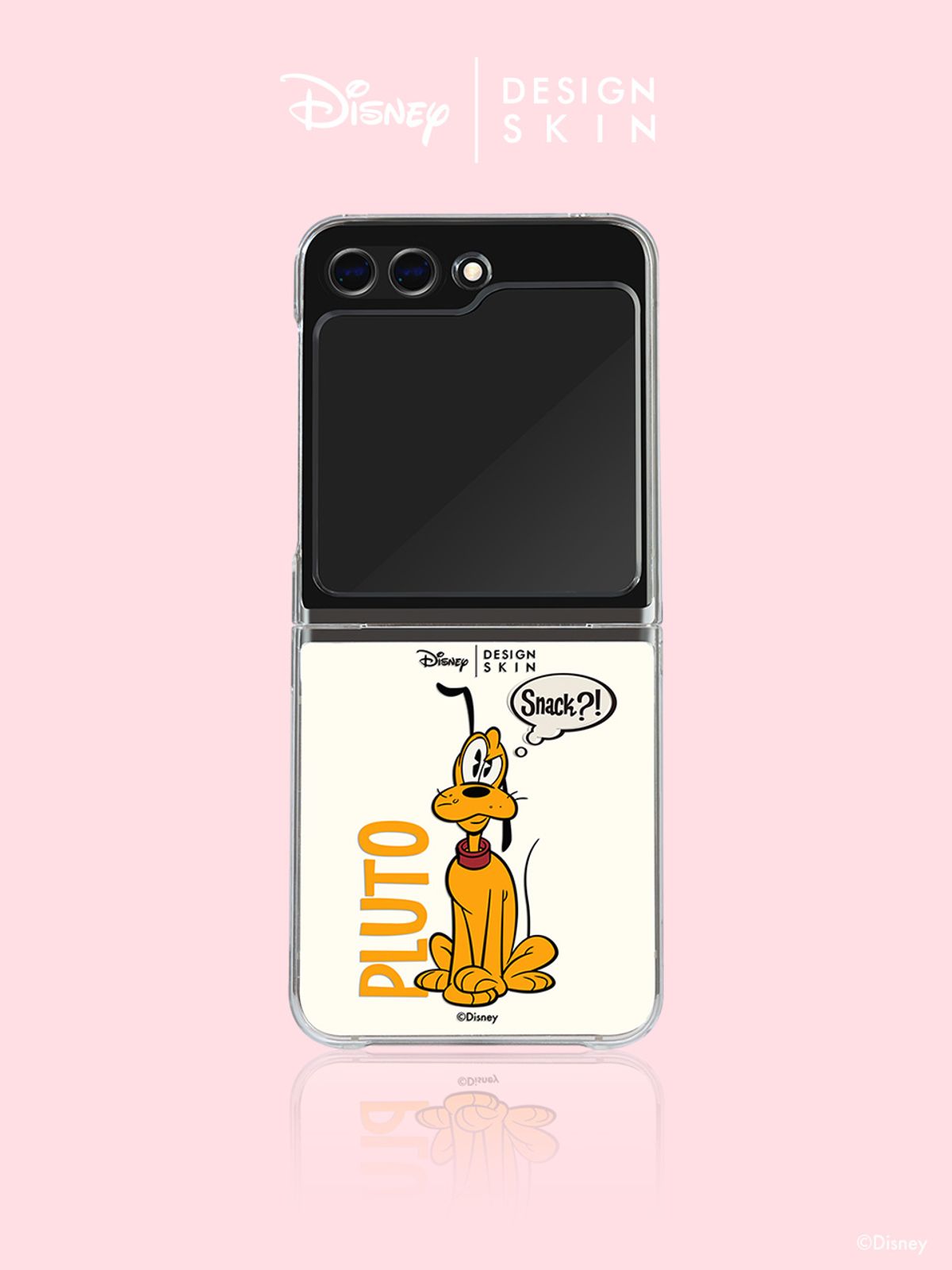 디자인스킨(DESIGNSKIN) 디즈니 클리어 그래픽 케이스 - 스낵 플루토