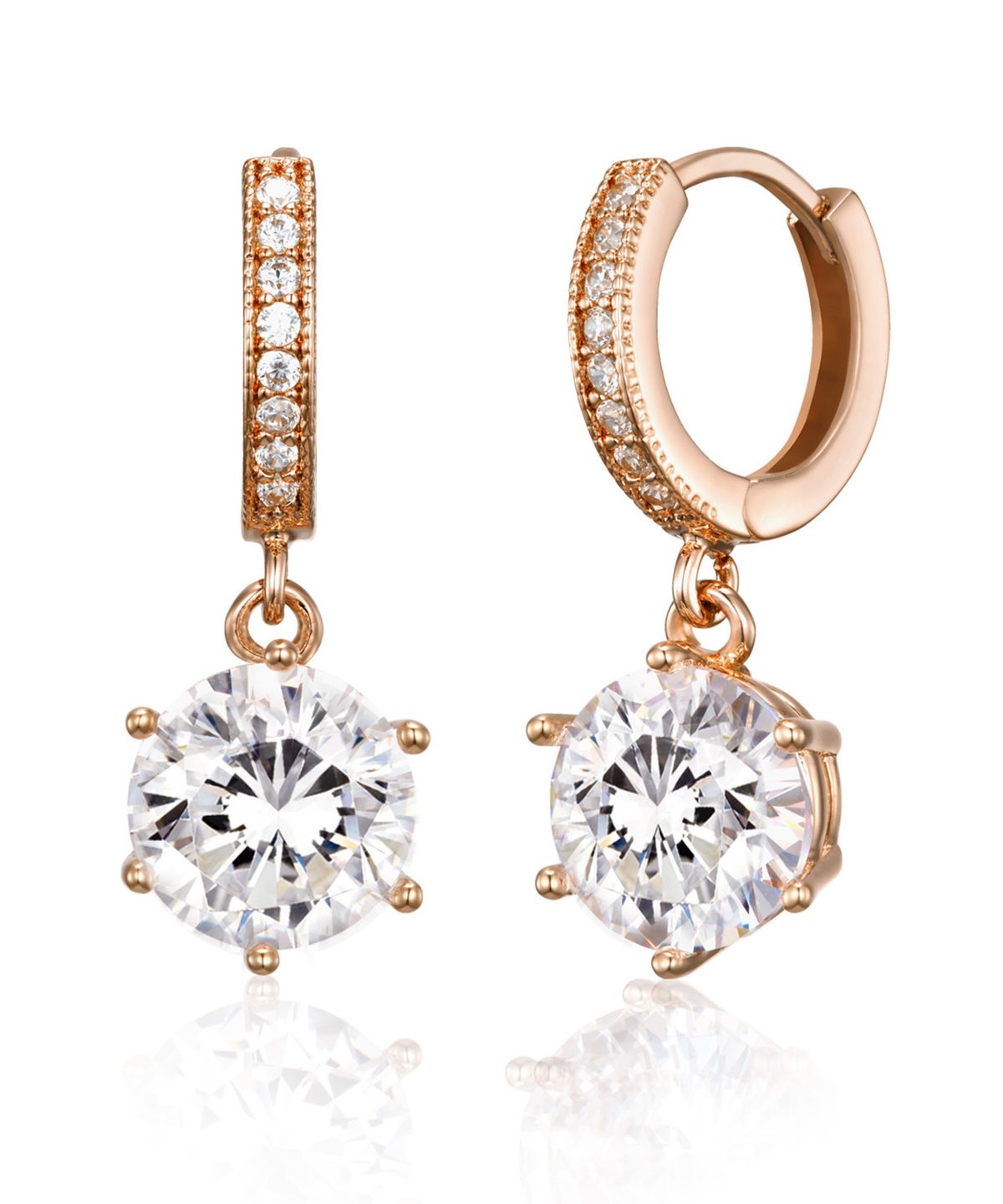 엘르주얼리(ELLEJEWELRY) 14K GF 파인 베이직 원터치 귀걸이 ELGPEE526